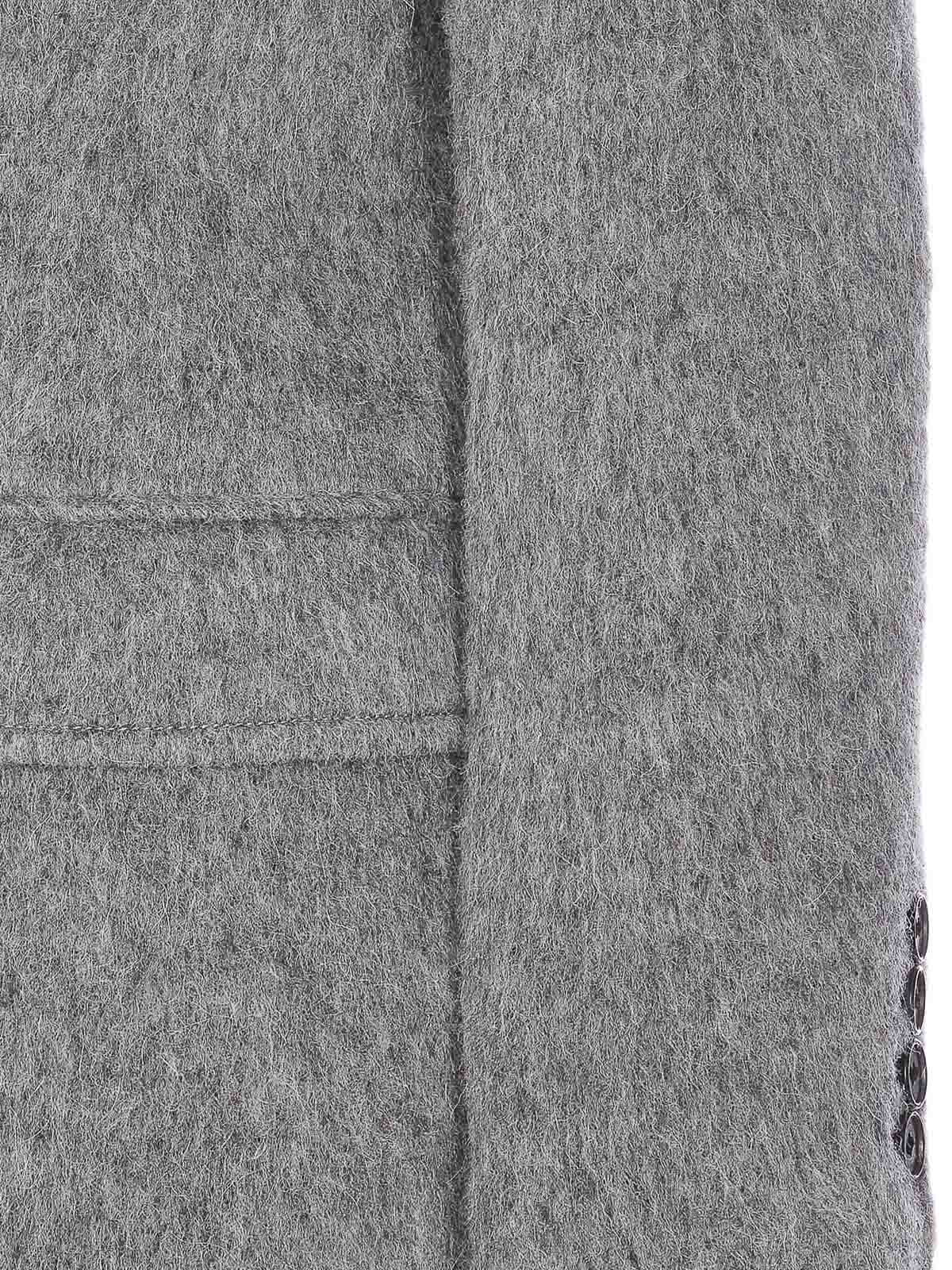 Dunst Grey Jacket With Frontal Buttons Closure In Gray