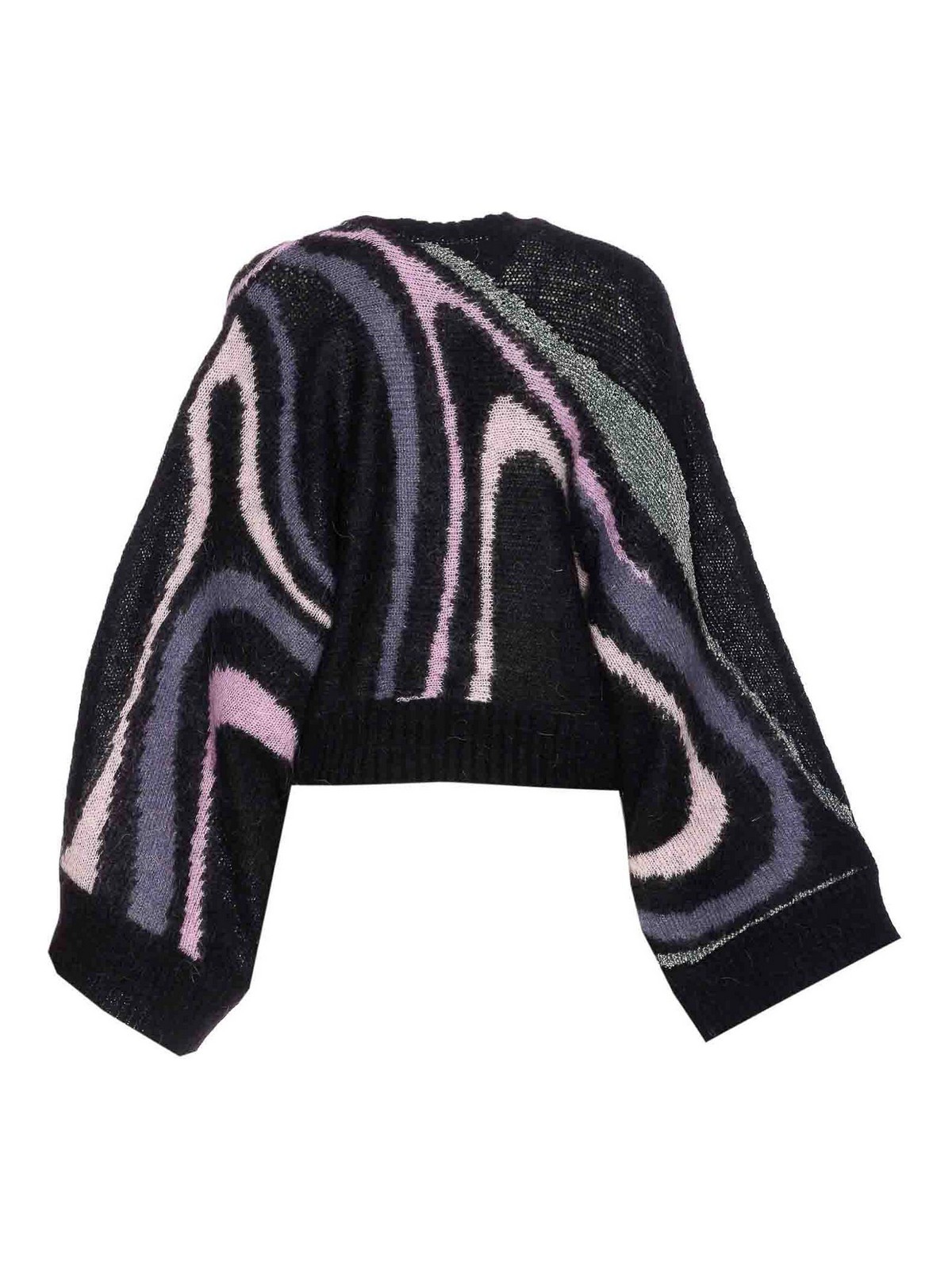 Pucci Marble Texture Sweater In Black