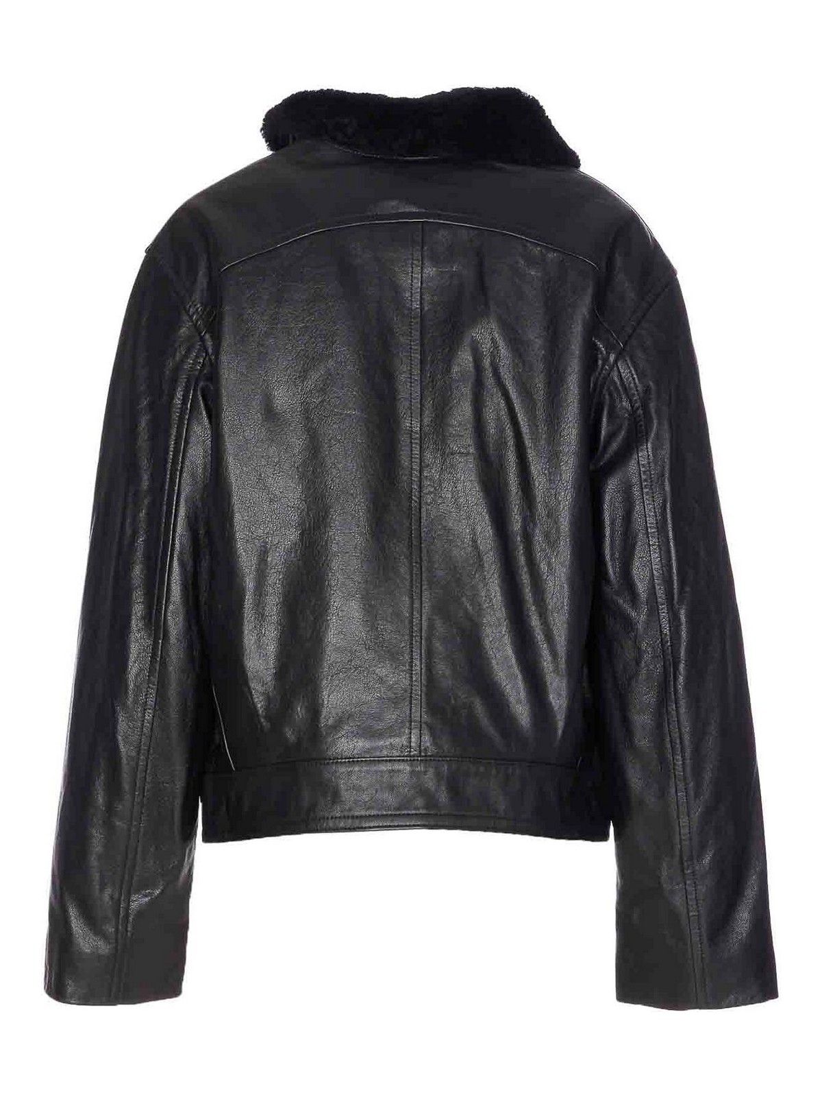 Isabel Marant Black Bryana Leather Jacket In Black