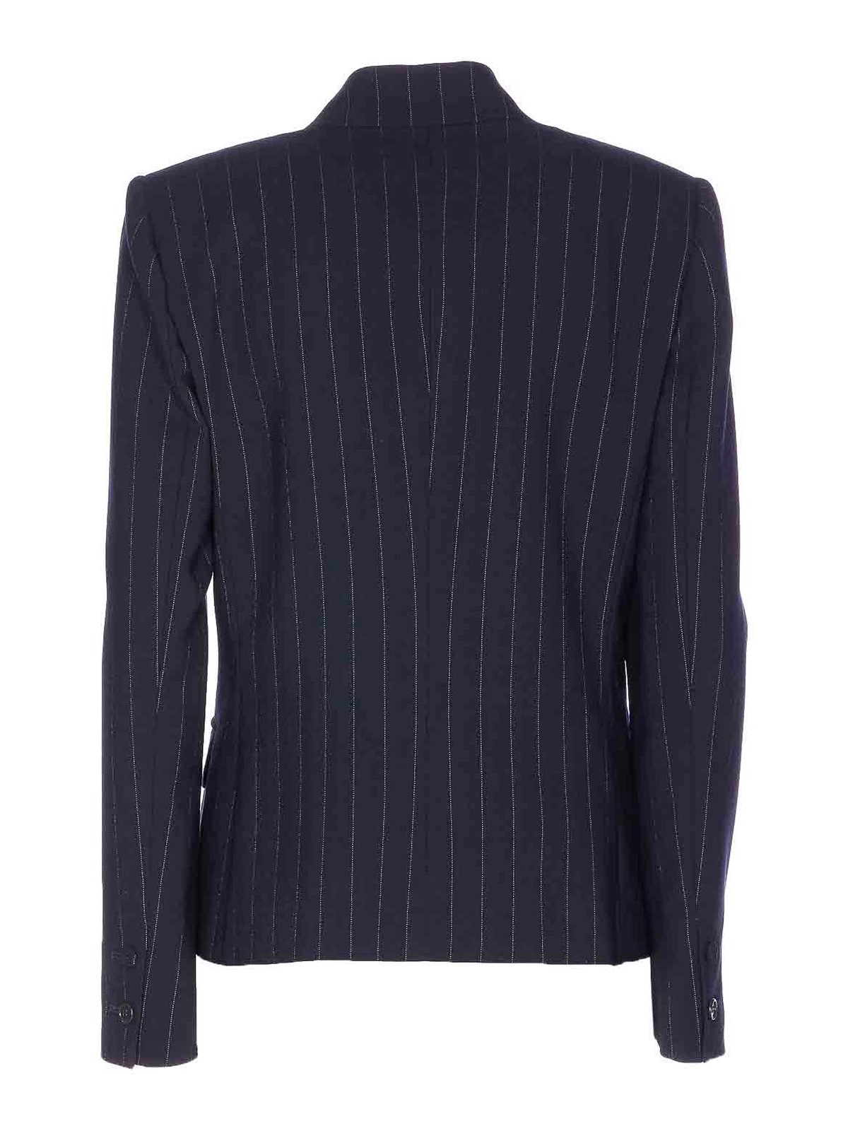 Pinko Blue Kebab Jacket With Frontal Button Closure In Blue