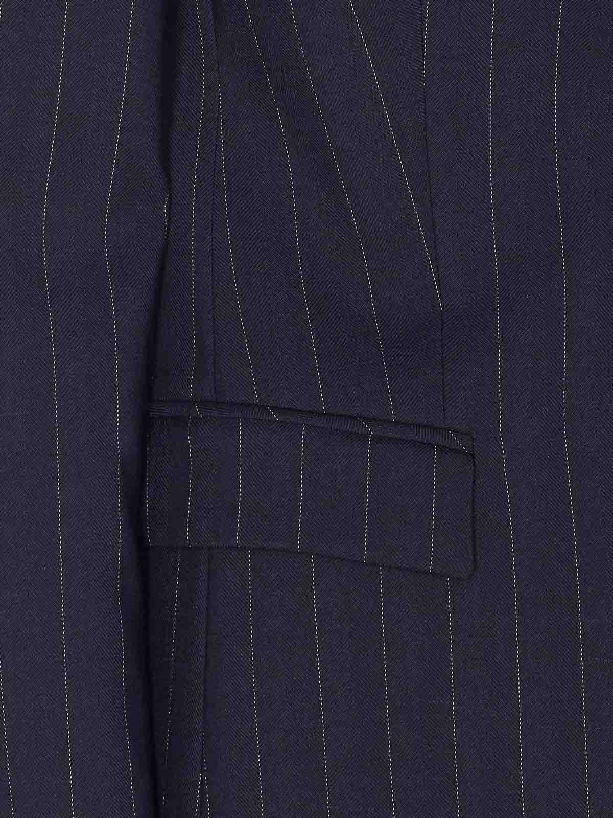 Pinko Blue Kebab Jacket With Frontal Button Closure In Blue