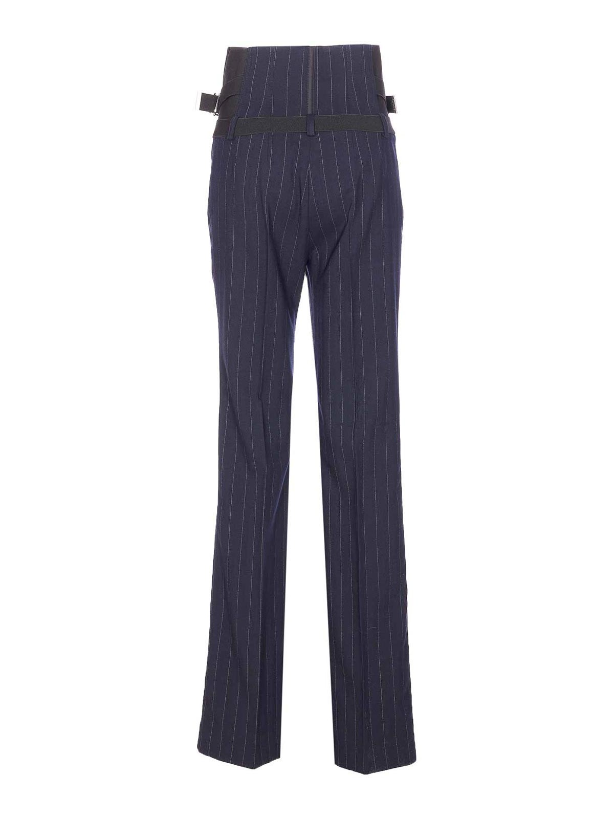 Pinko Blue Piadina Pants In Blue