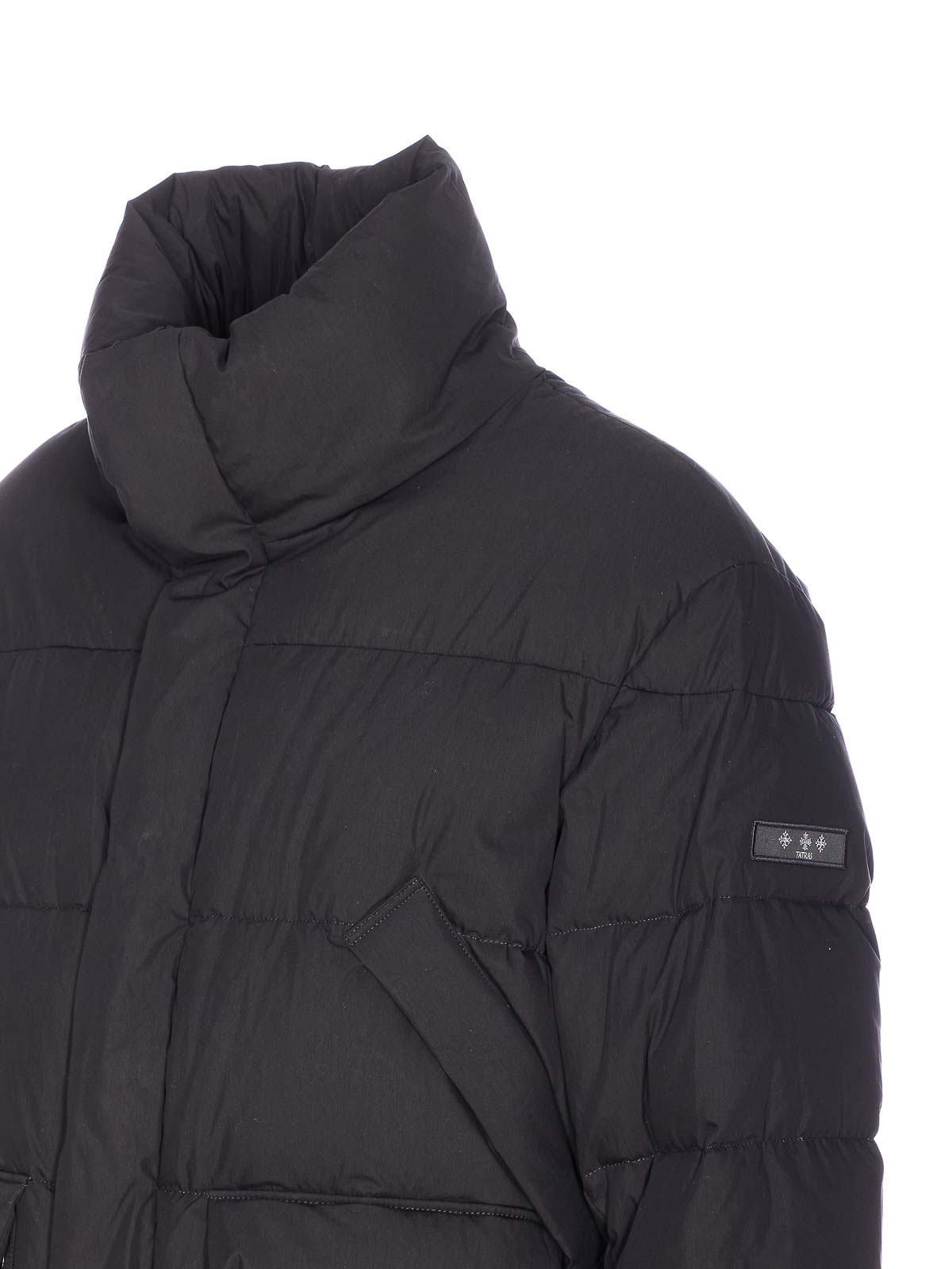 Tatras High Neck Quilted Jacket Pockets In Black