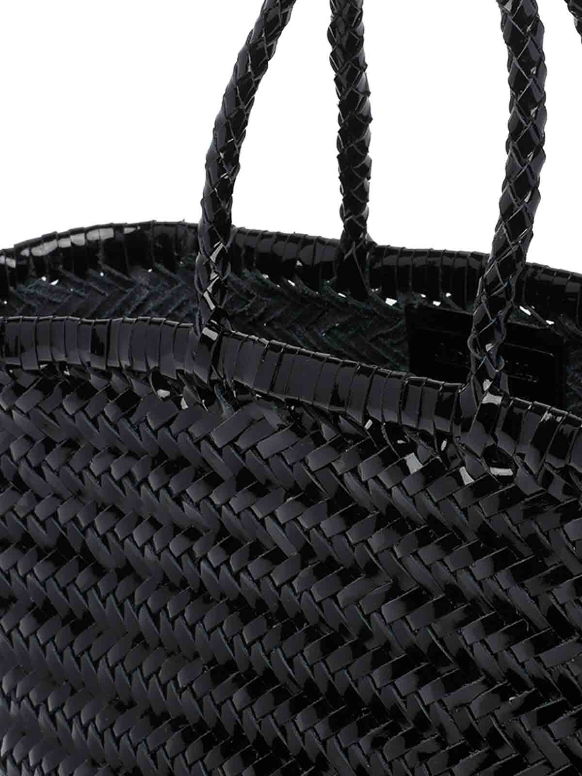 Dragon Diffusion Black Triple Jump Mini Hand Bag In Black