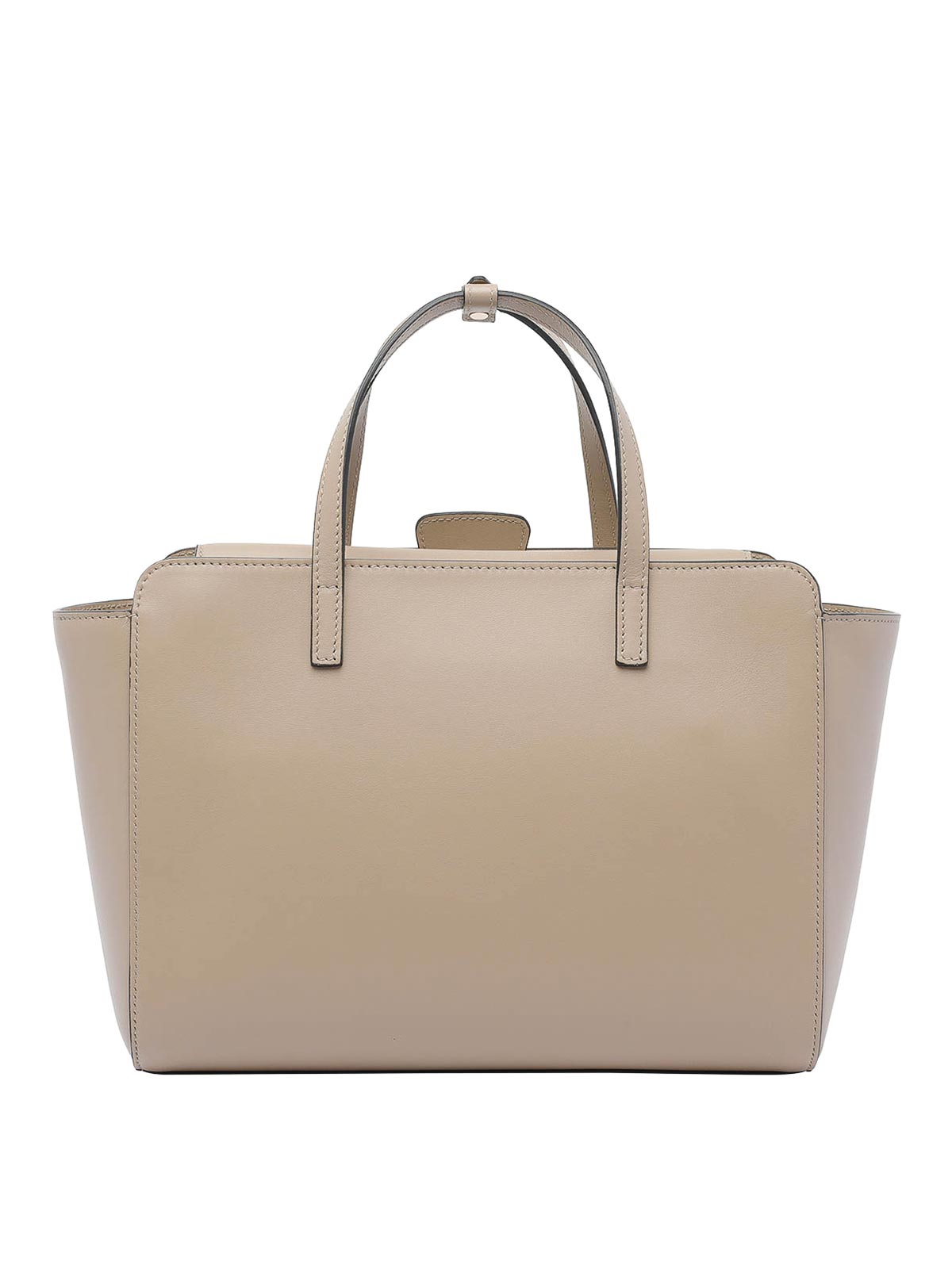 Hidesins Medium Flap Handbag In Sand