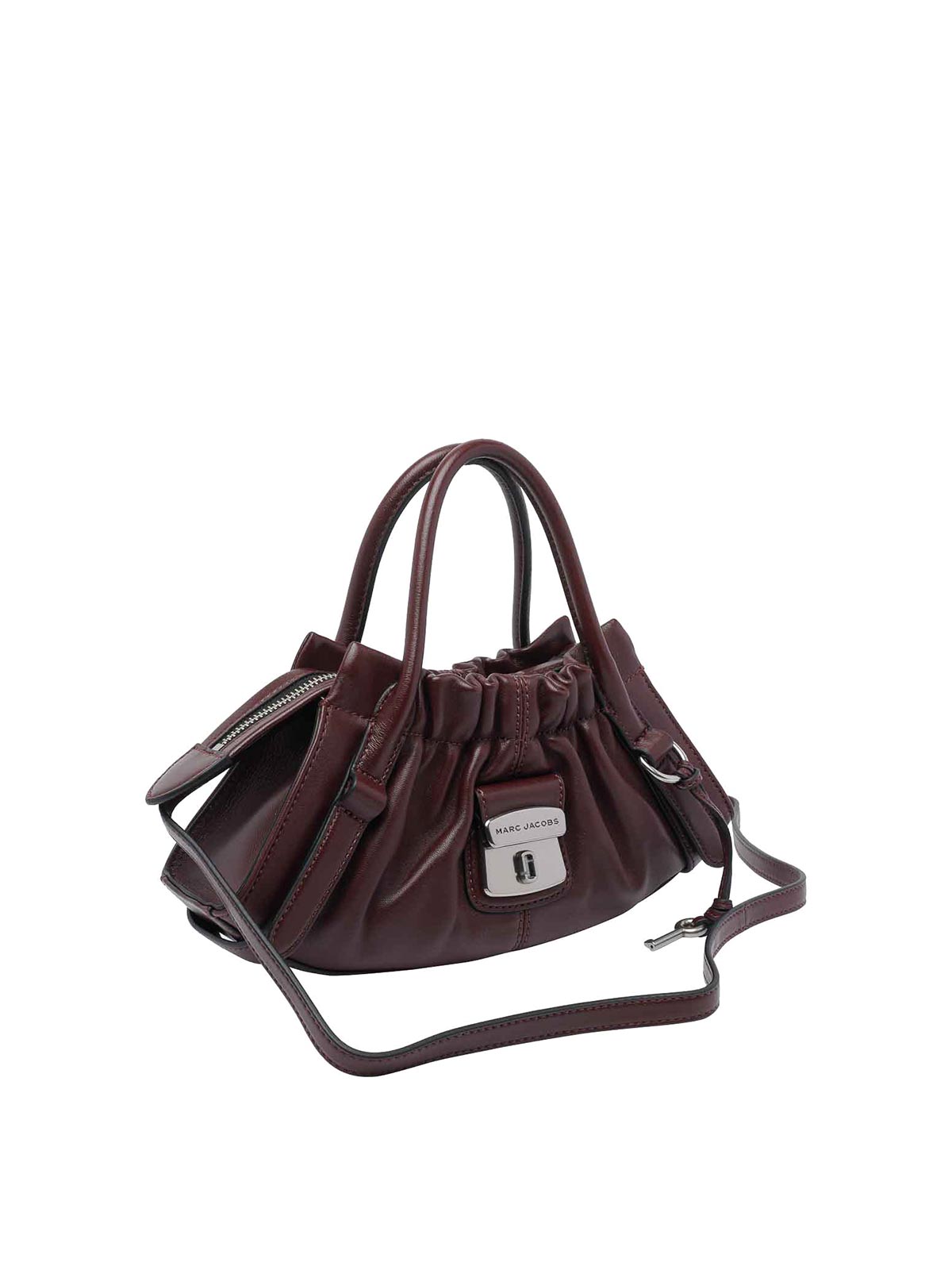 Marc Jacobs The Cristina Small Satchel Dark Plum In Purple