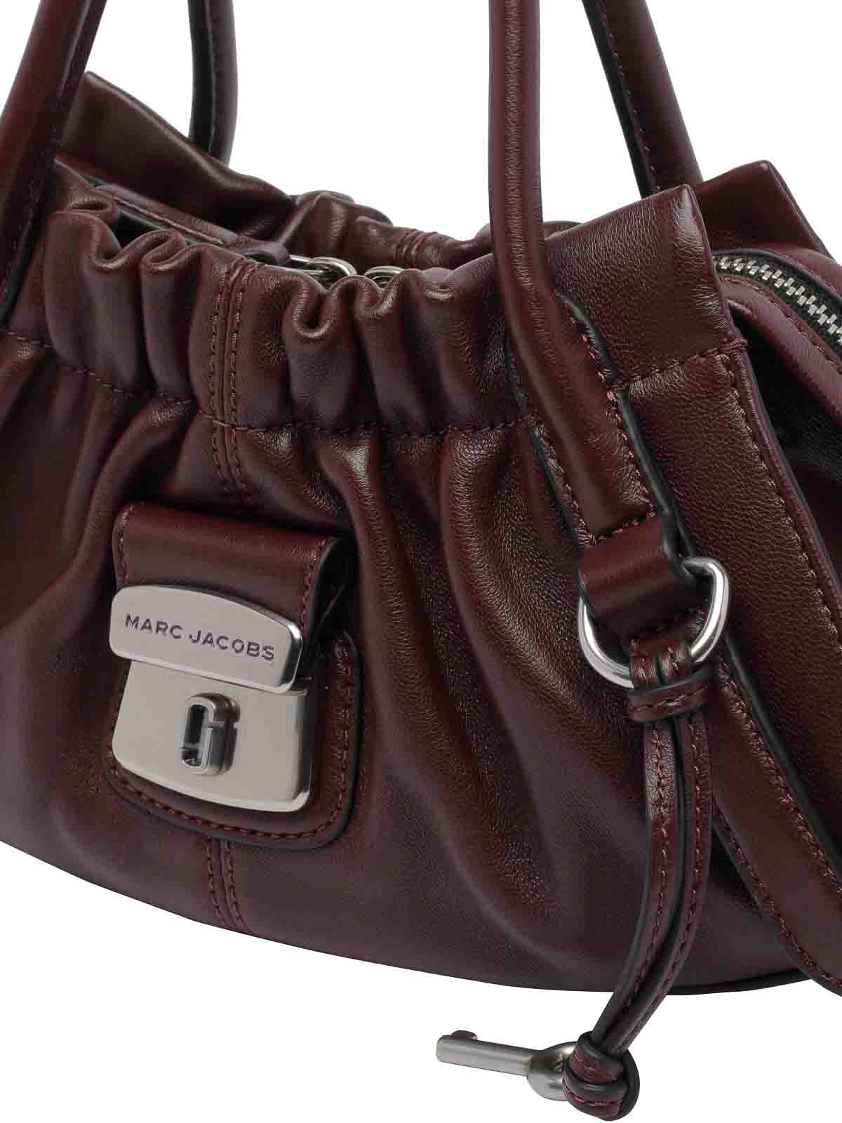 Marc Jacobs The Cristina Small Satchel Dark Plum In Purple