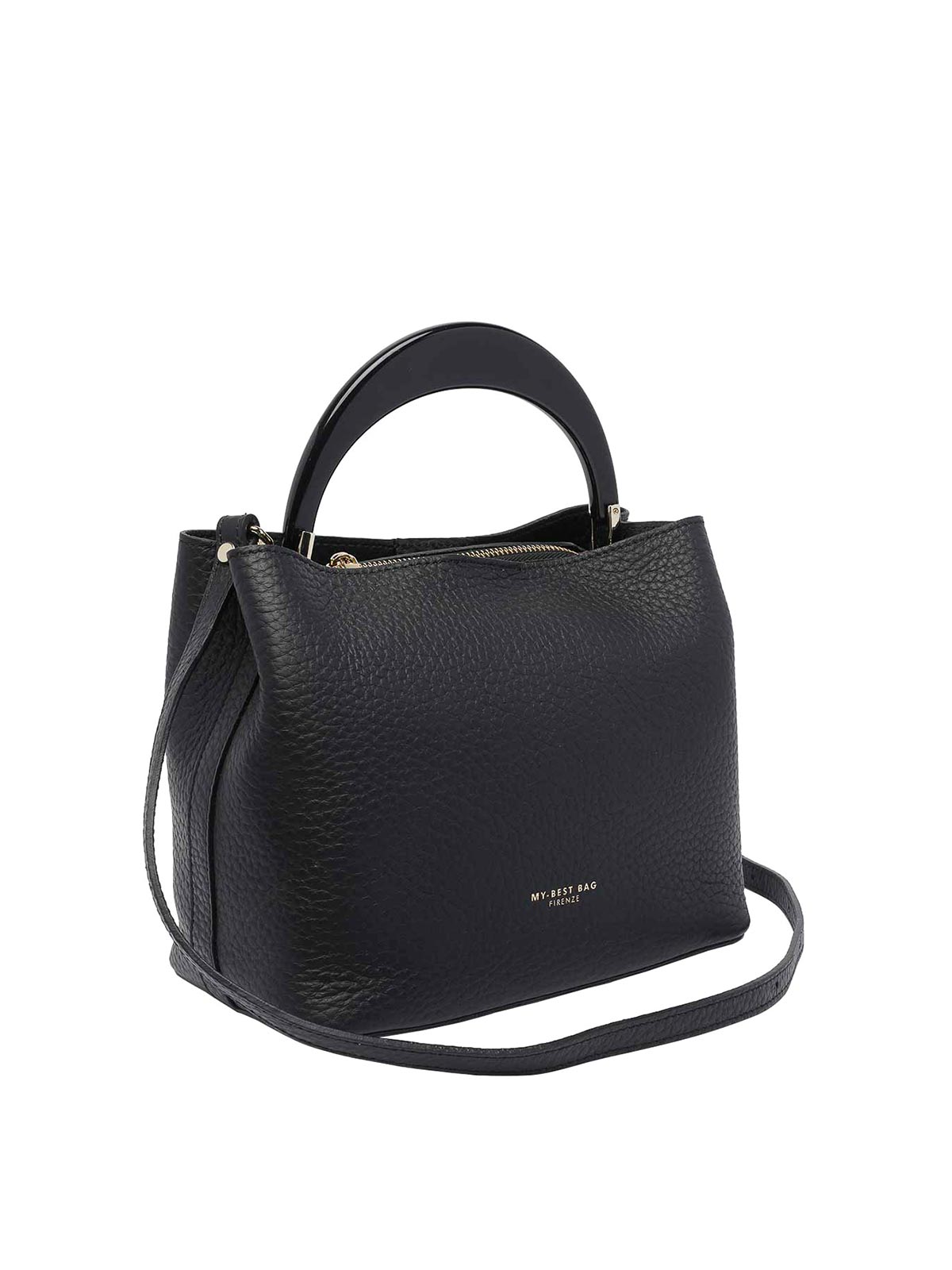 My Best Bag Logo Handbag In Black