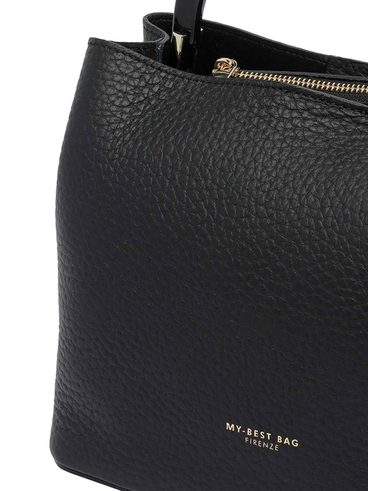 My Best Bag Logo Handbag In Black