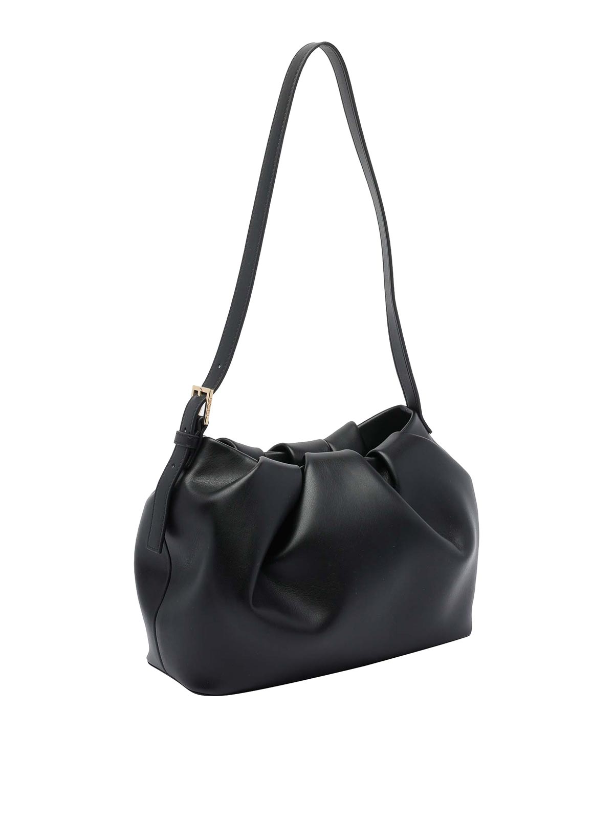Themoirè Lara Shoulder Bag In Black