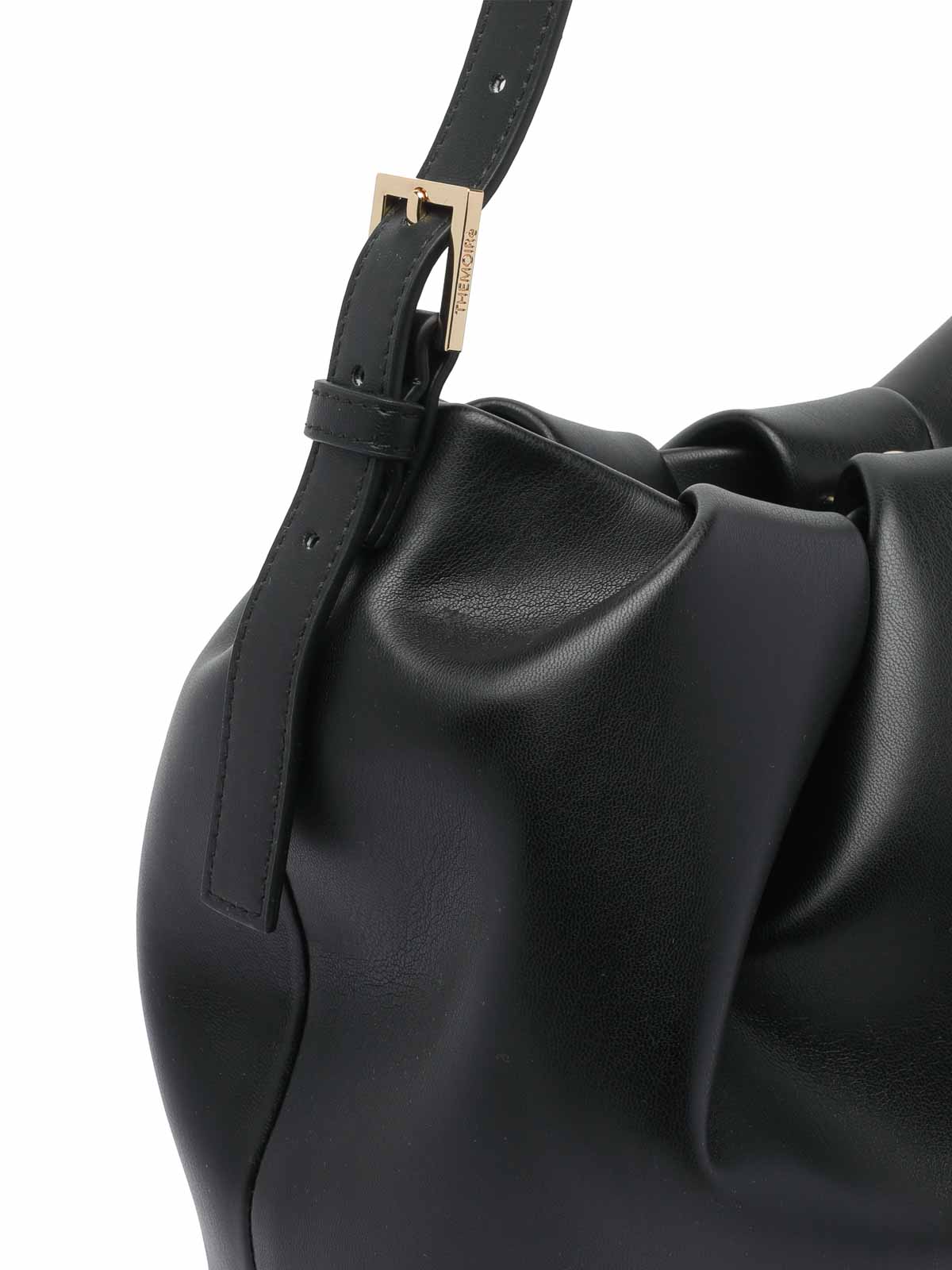 Themoirè Lara Shoulder Bag In Black