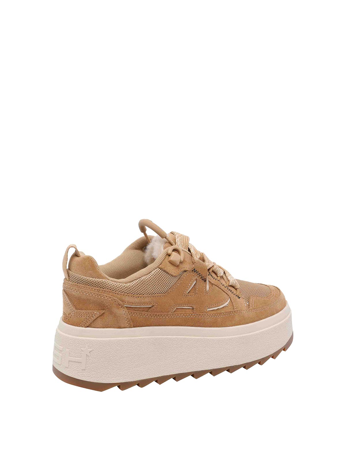 Ash Brown Movie Platform Sneakers In Brown