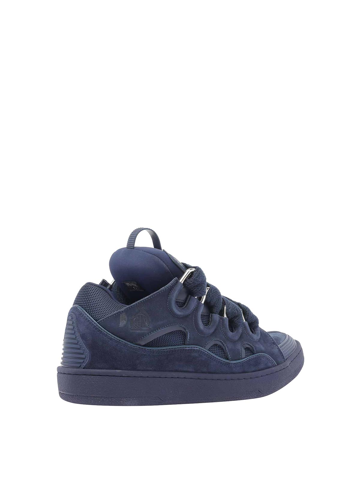 Lanvin Lace-up Low-top Sneakers In Blue