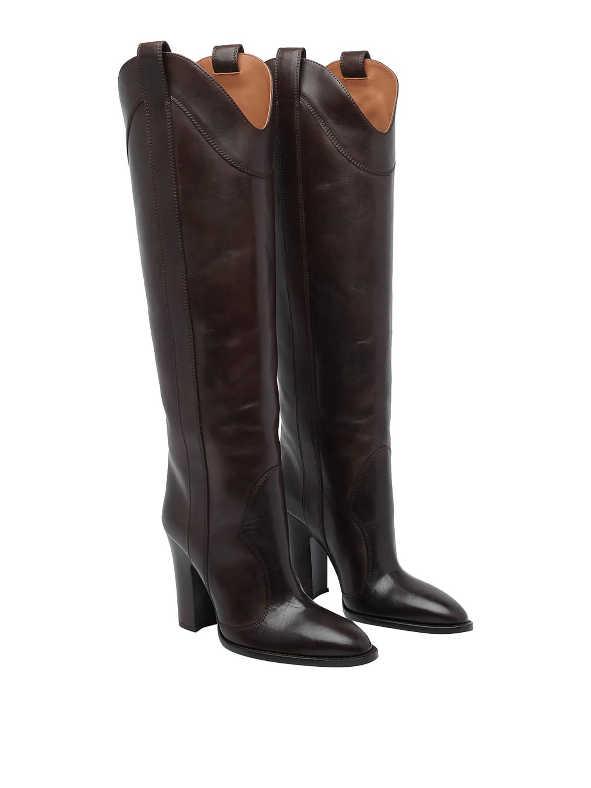 Paris Texas Lavinia Western Boots In Brown