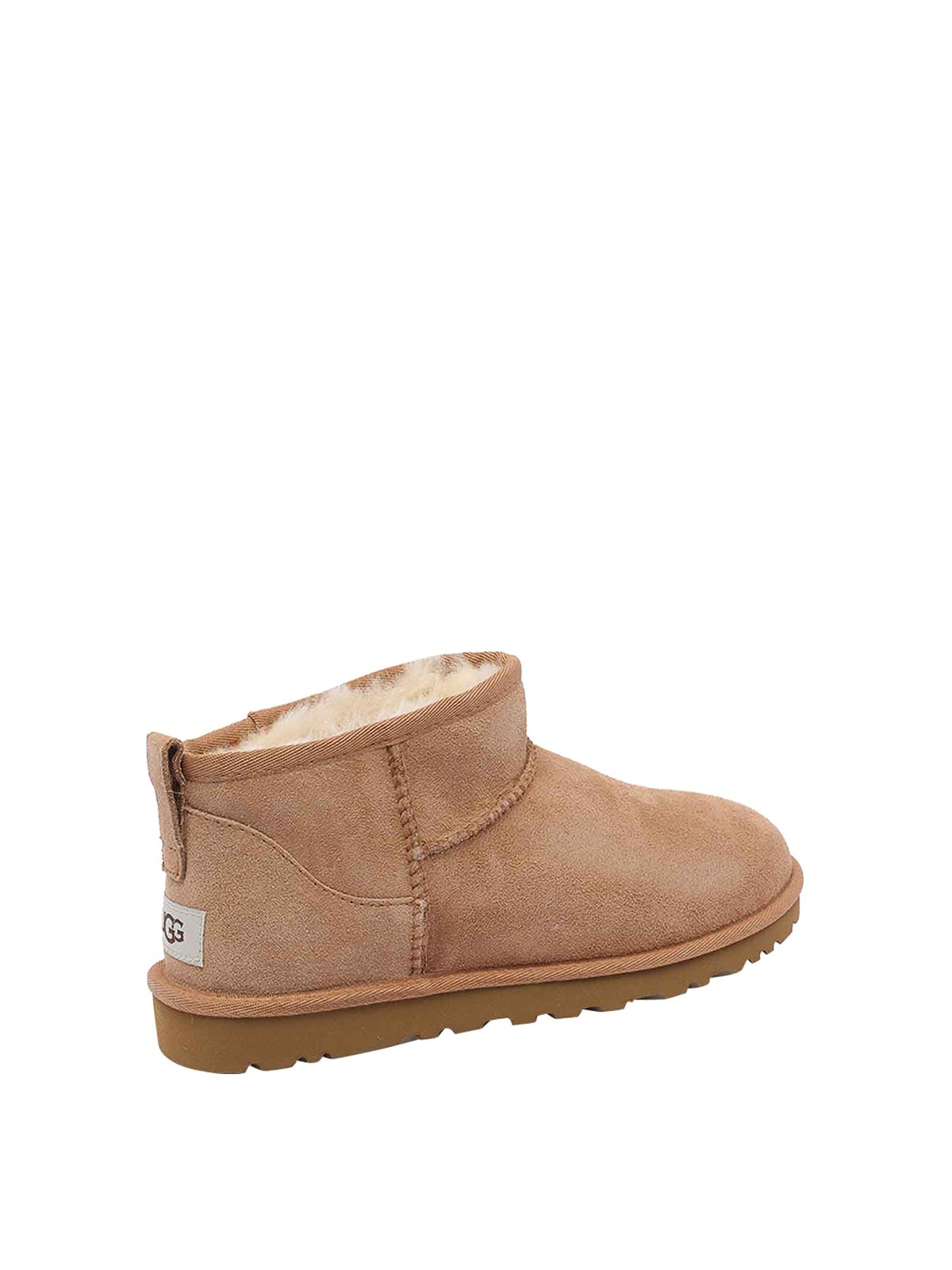 Ugg Beige Classic Ultra Mini Booties In Nude