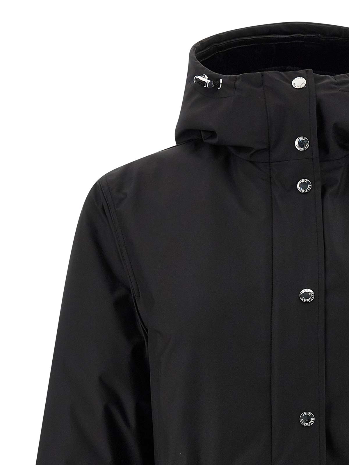 Yves Salomon 2-in-1 Parka Puffer Jackets Black In Black