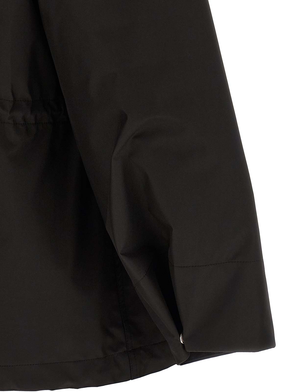 Yves Salomon Technical Black 2-in-1 Parka With Removable Mink Fur Lining In Black