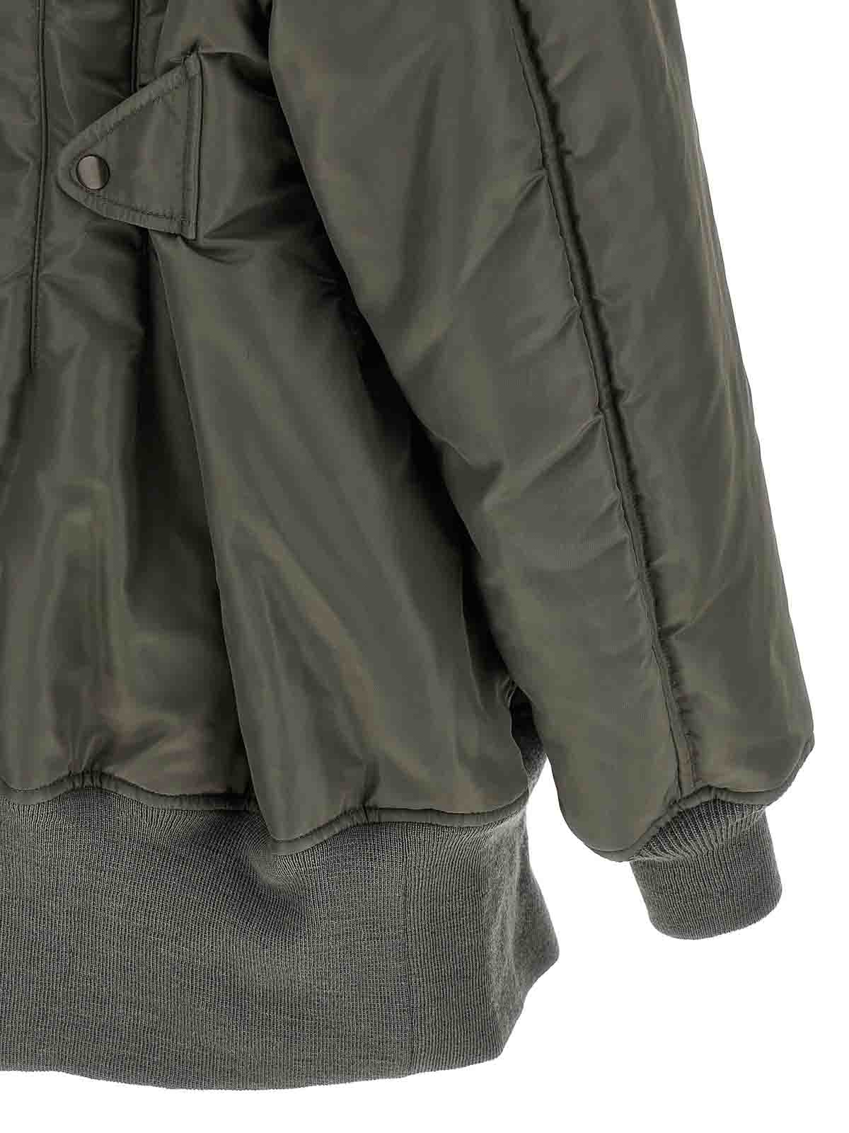 Junya Watanabe Zippered Long-sleeved Casual Jacket In Green