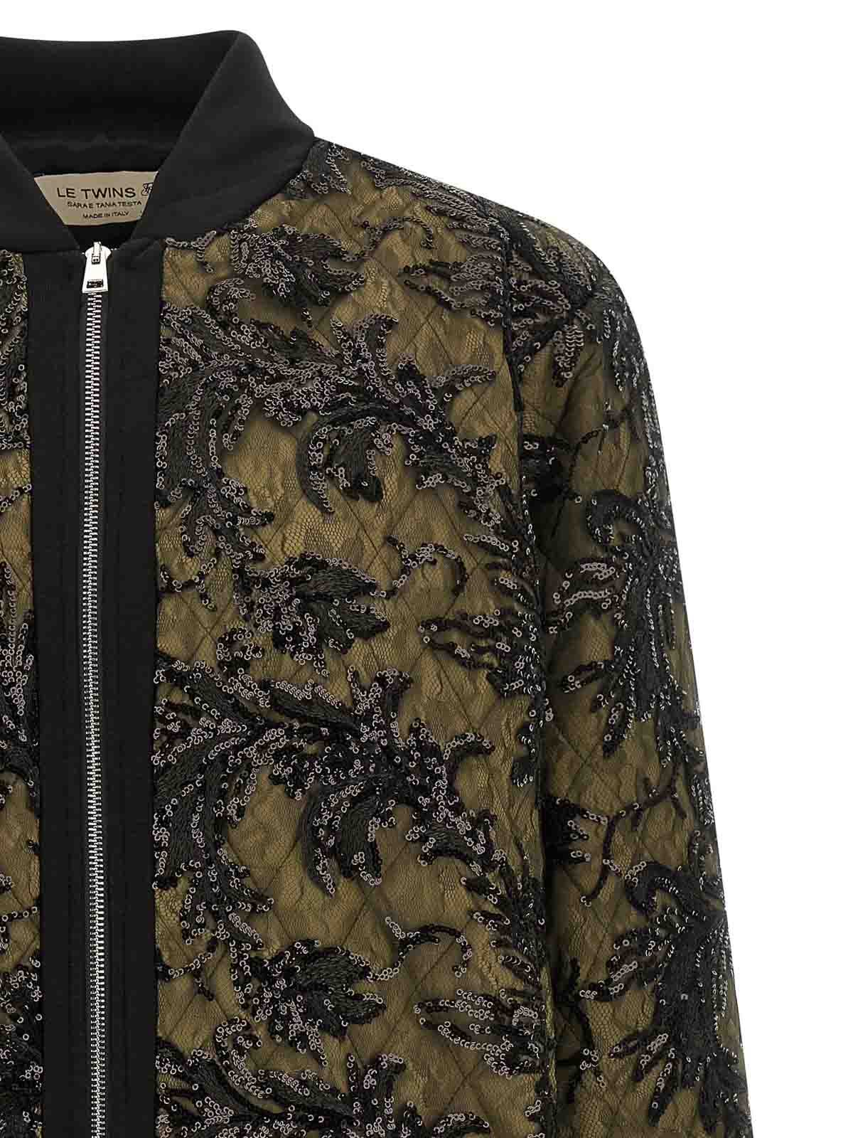 Le Twins Belluno Puffer Jackets Green In Green