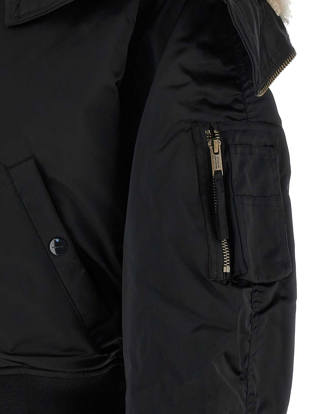 Isabel Marant Étoile Elisa Bomber Jacket In Black
