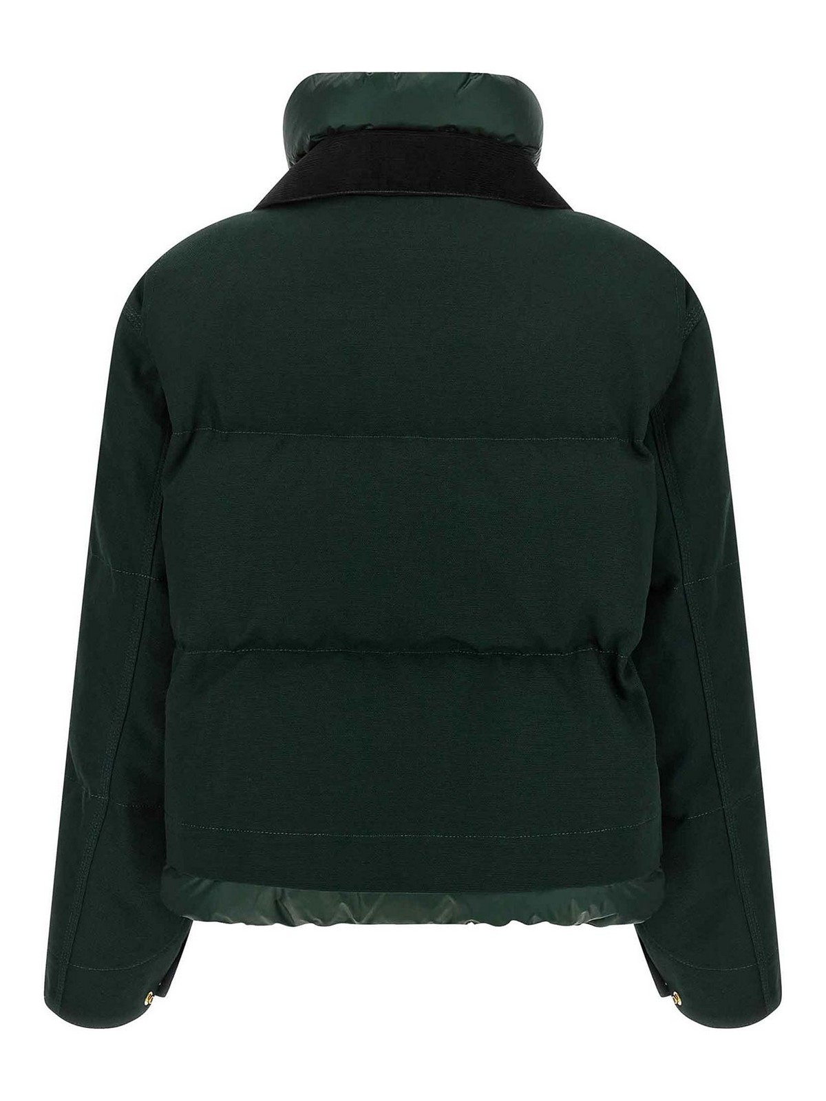 Sacai X Carhartt Wip Capsule Double-layer Jacket In Green