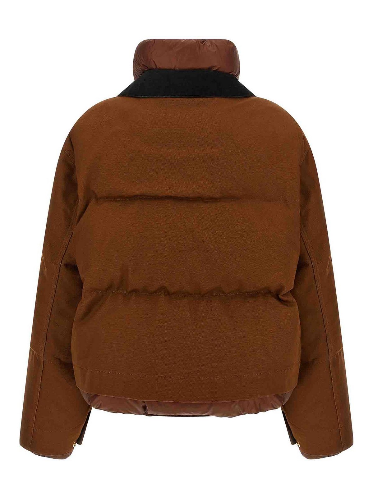 Sacai X Carhartt Wip Capsule Double-layer Jacket In Brown