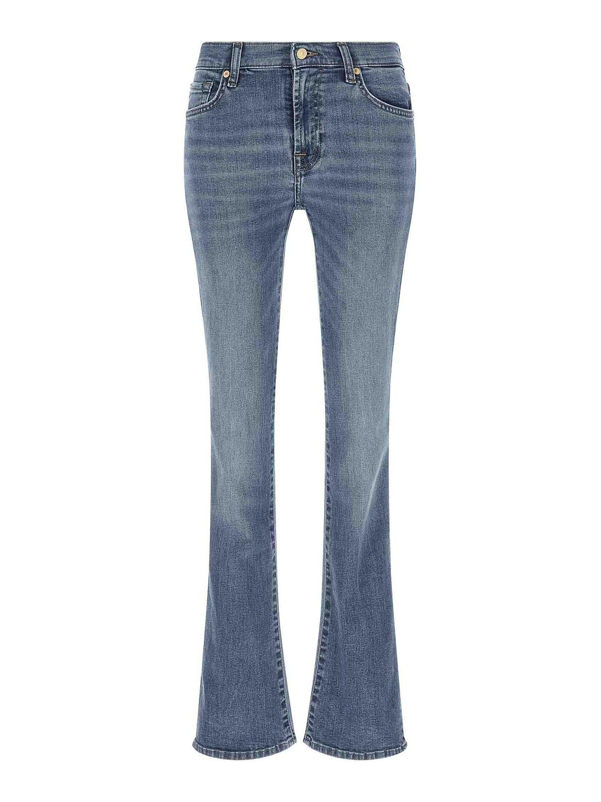 7 For All Mankind Bootcut Jeans In Blue