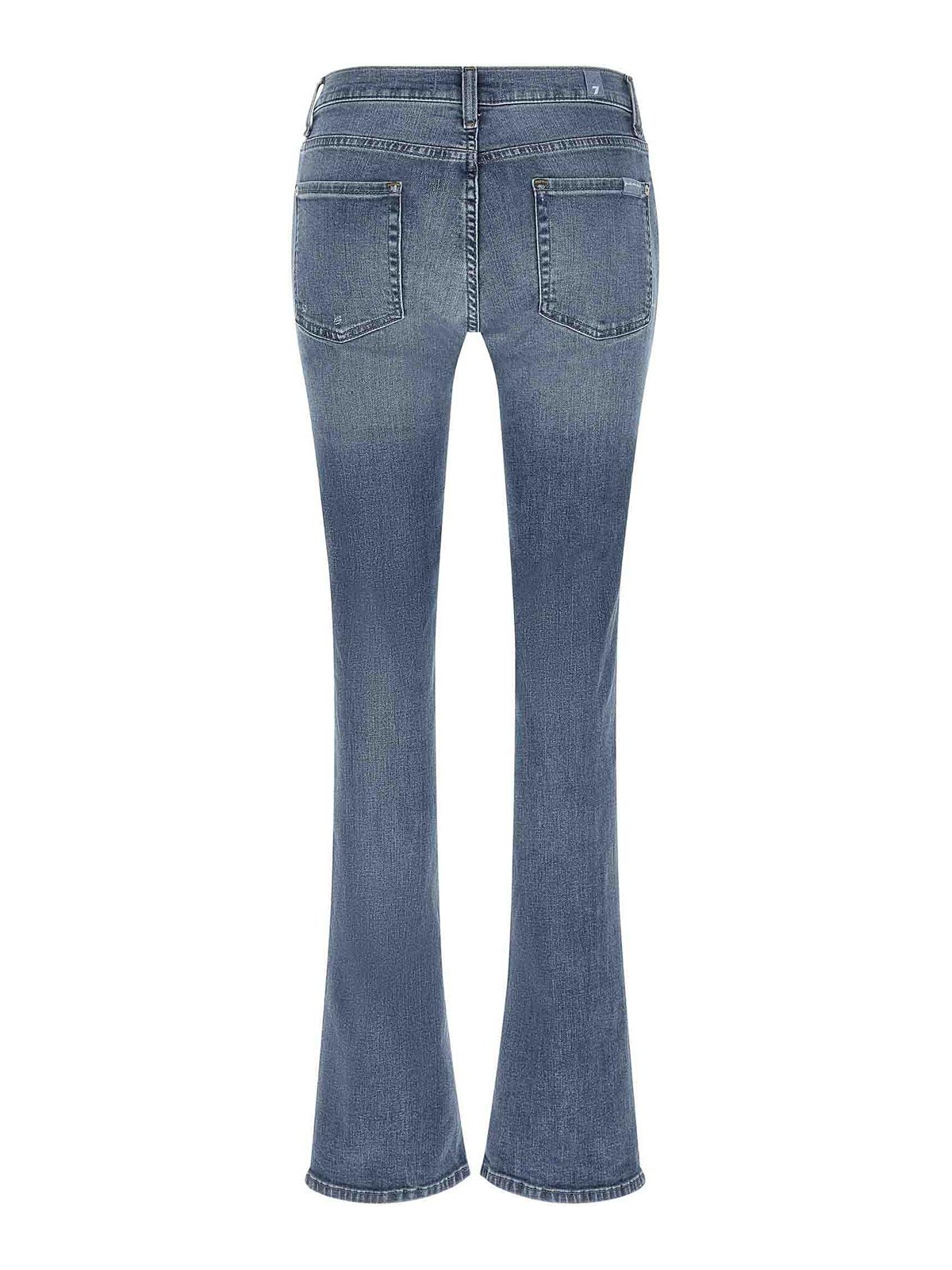 7 For All Mankind Bootcut Jeans In Blue