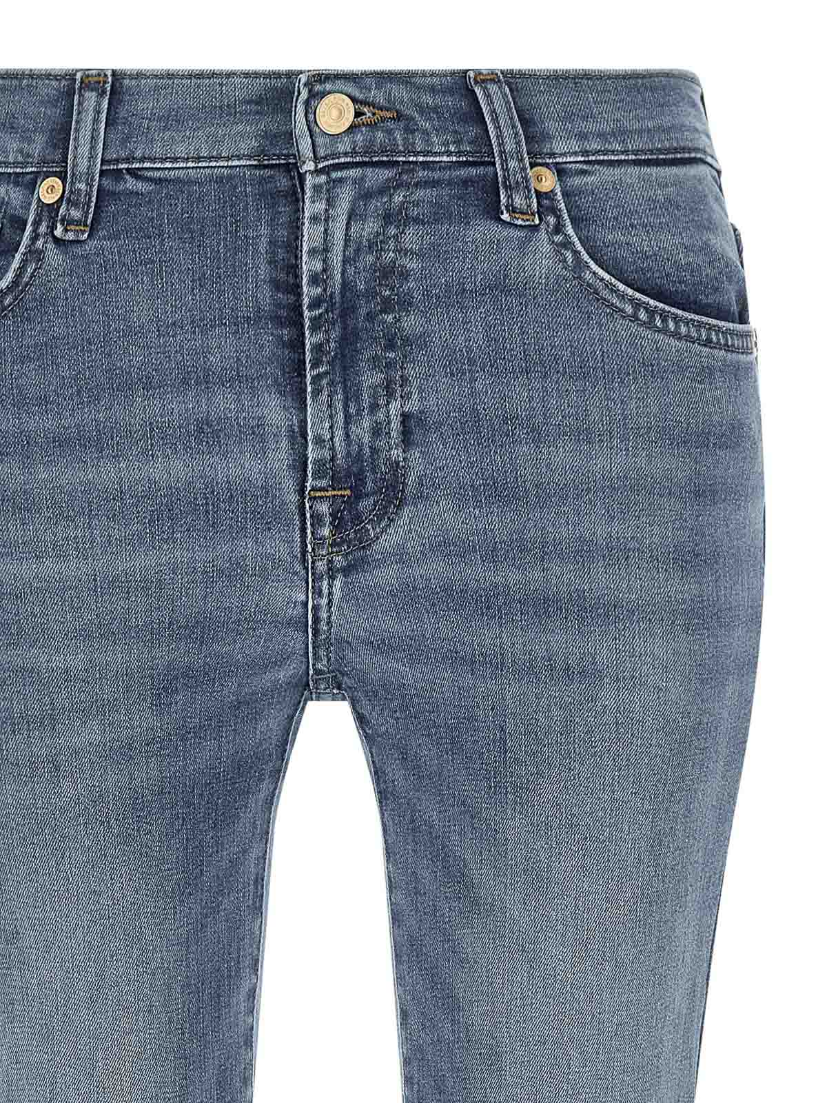 7 For All Mankind Bootcut Jeans In Blue