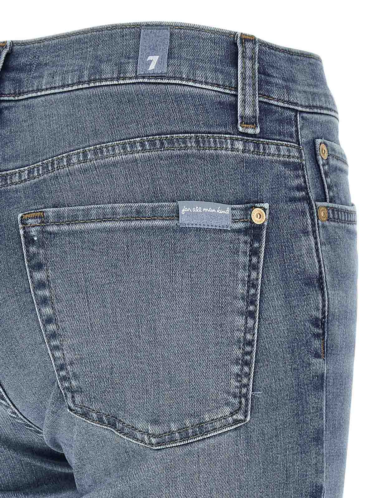 7 For All Mankind Bootcut Jeans In Blue