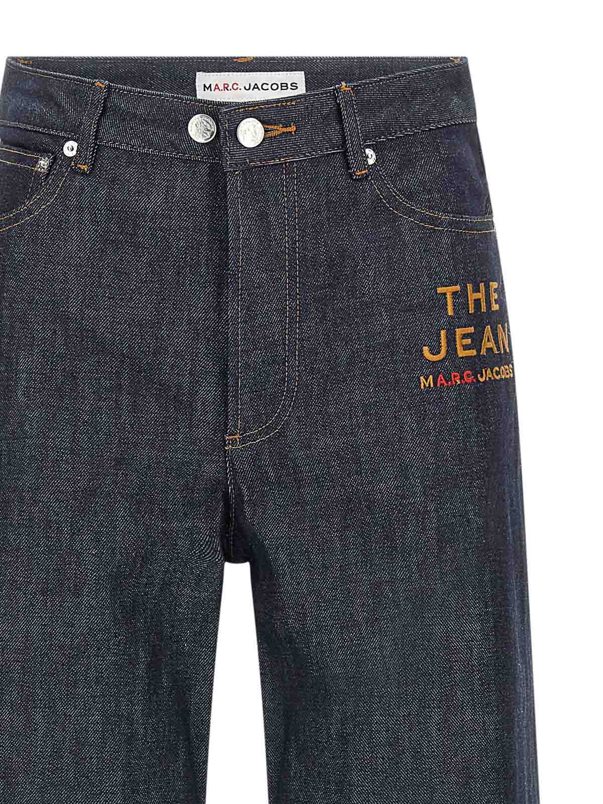 Apc Wide-leg Rigid Denim Jeans With Contrast Stitching In Blue
