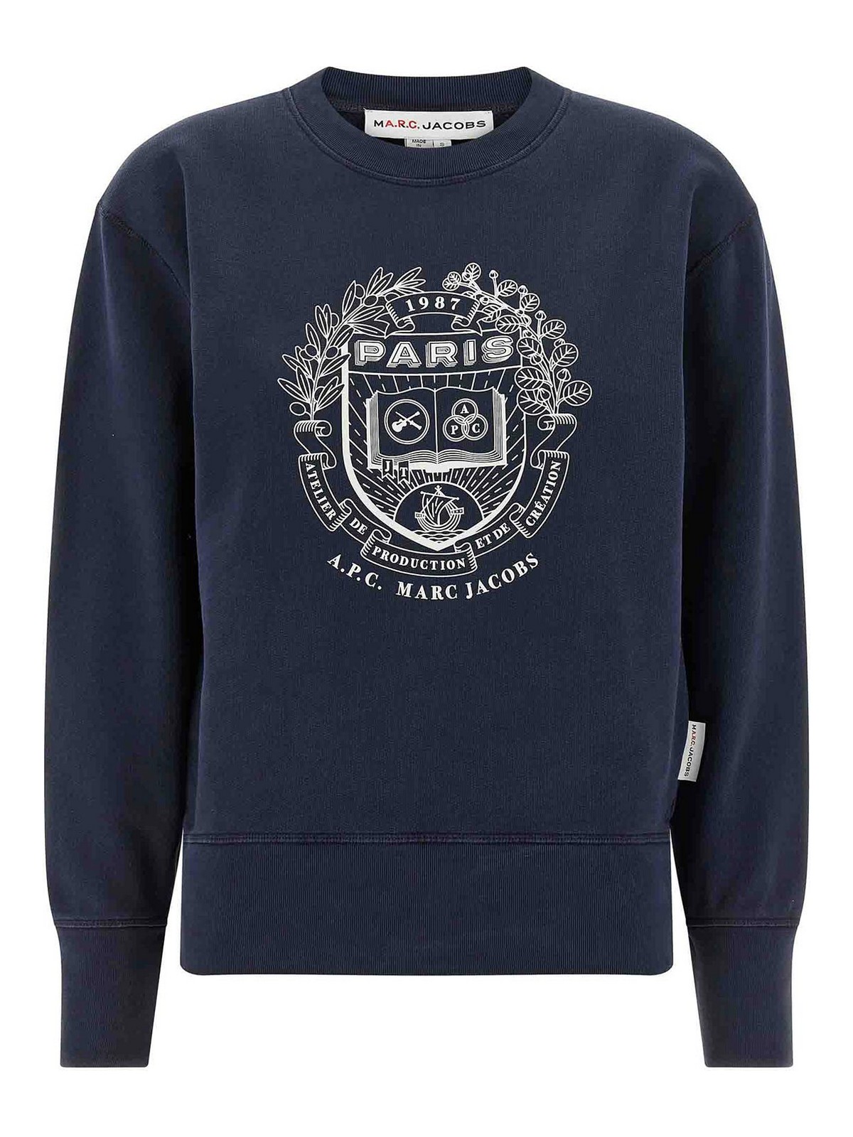 Apc Paris  Capsule Sweatshirt For Marc Jacobs In Blue