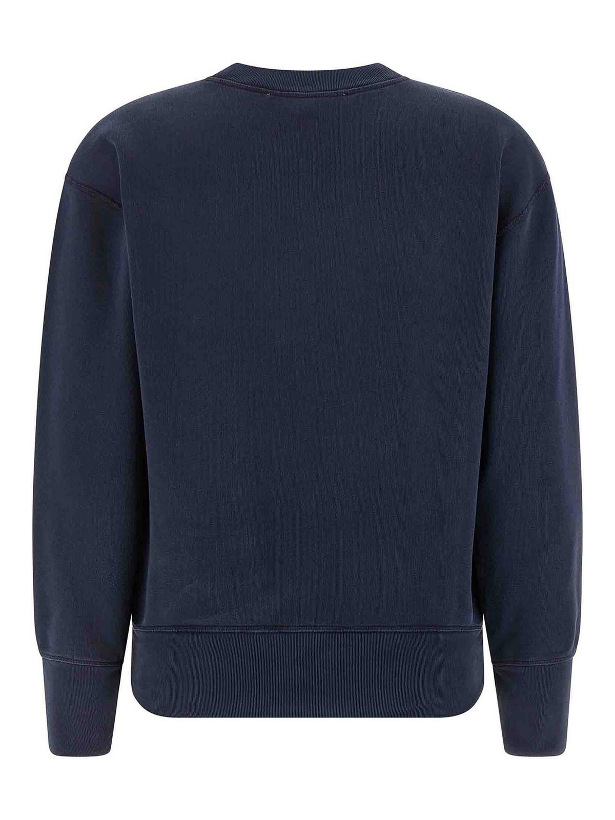 Apc Graphic-print Sweater In Blue