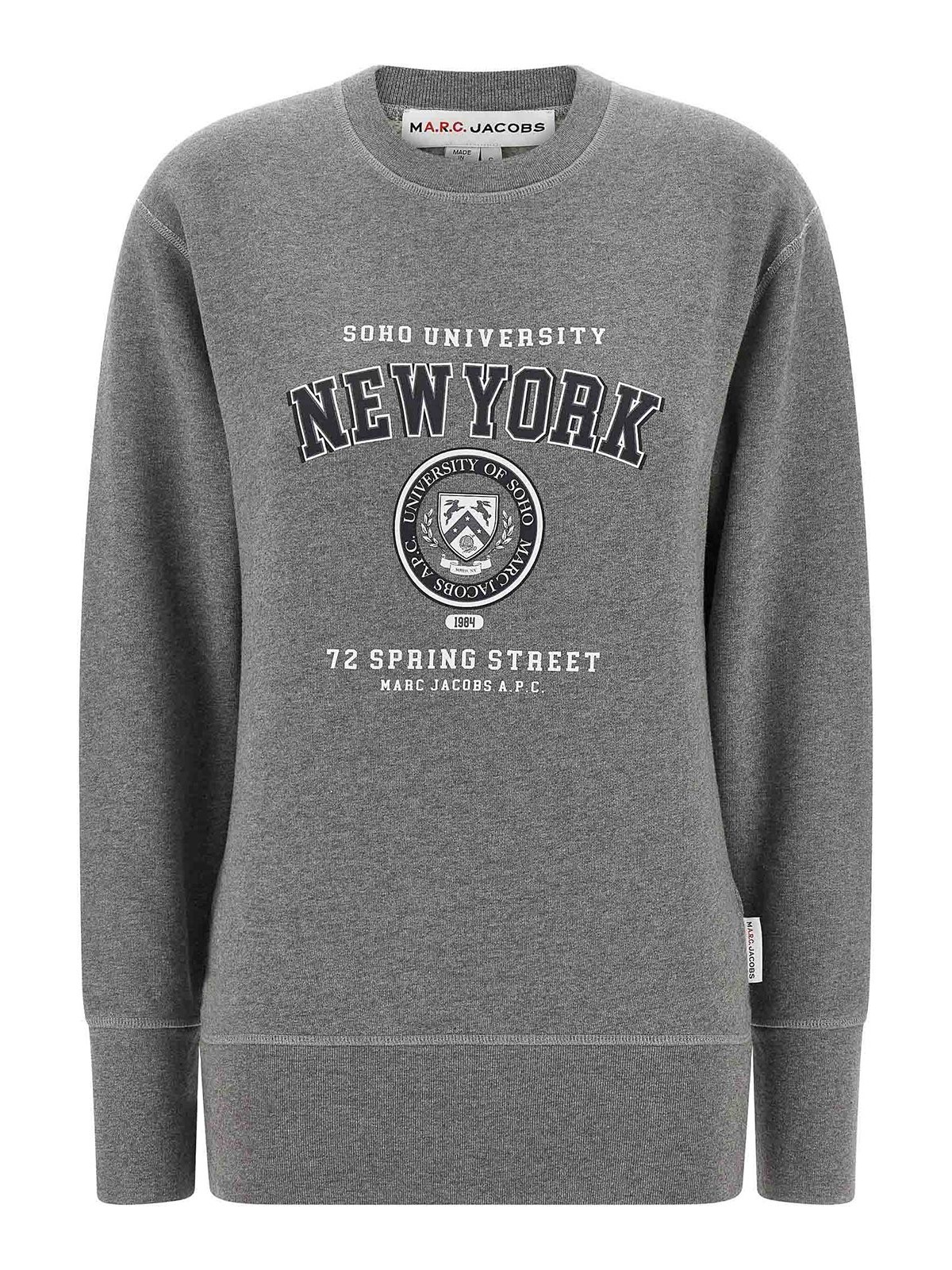 Apc Ny  Capsule Sweatshirt For Marc Jacobs In Gray
