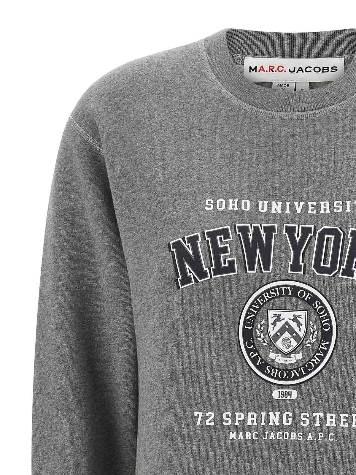 Apc Ny Sweatshirt Gray In Gray