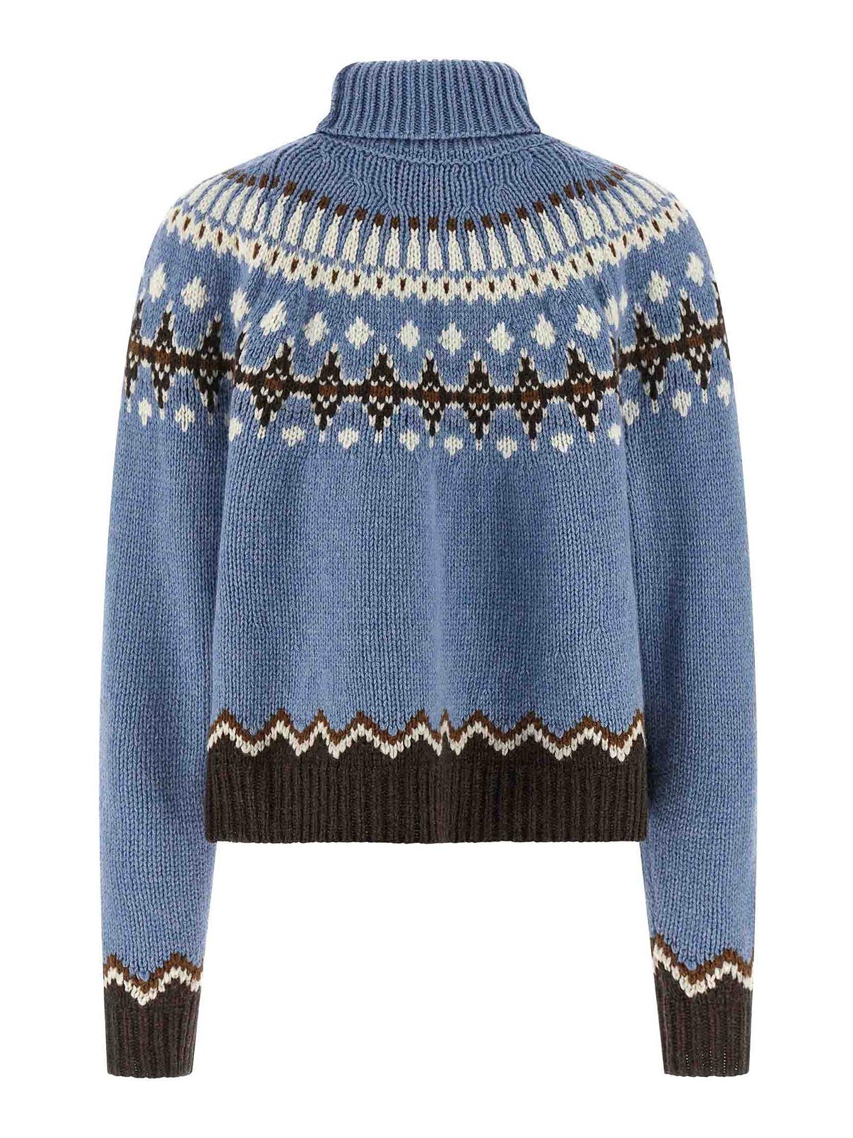 Alanui Sweet Winter Turtleneck Sweater In Blue