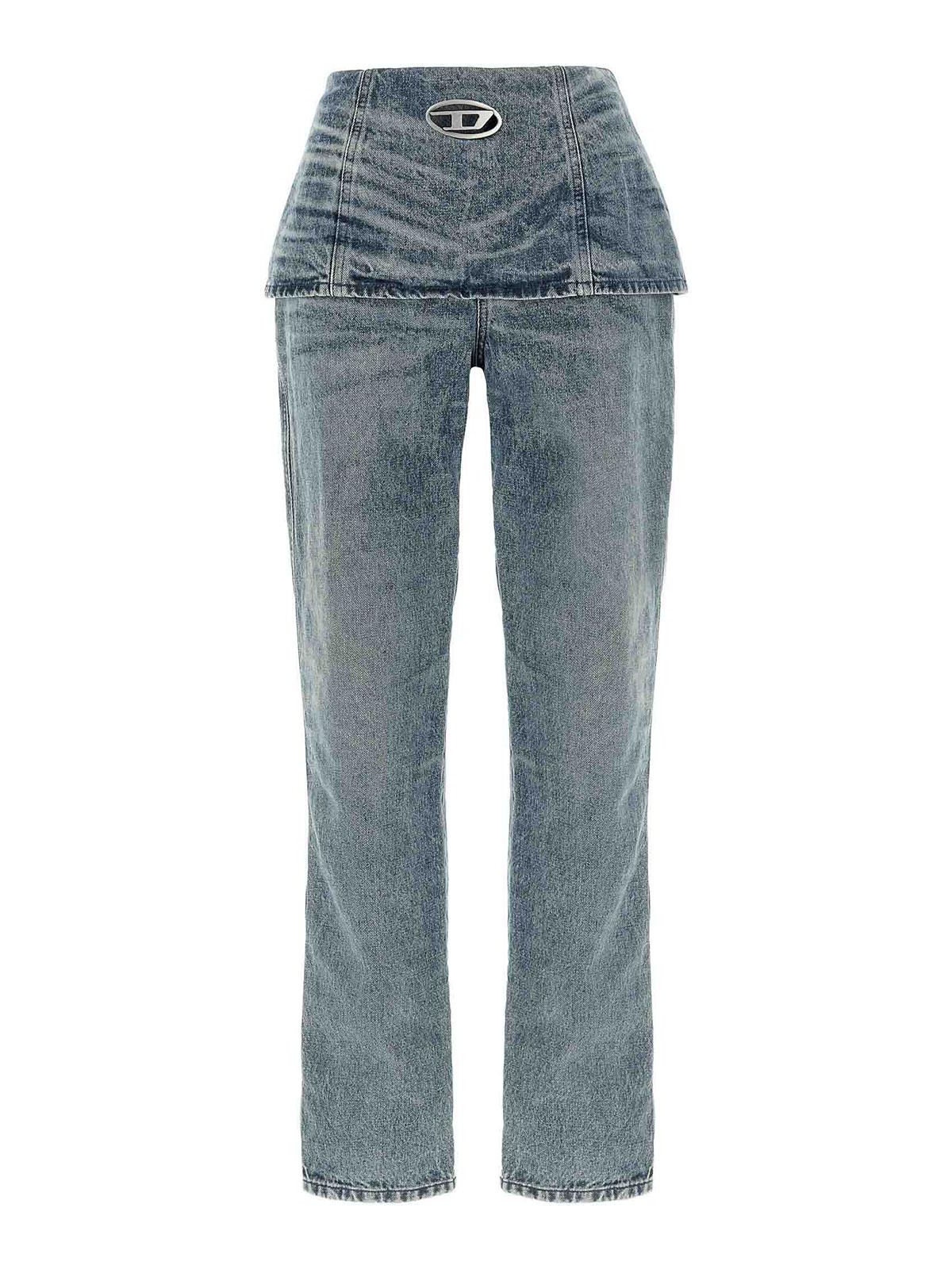 Diesel D-hourjian-fsh1 Jeans In Blue