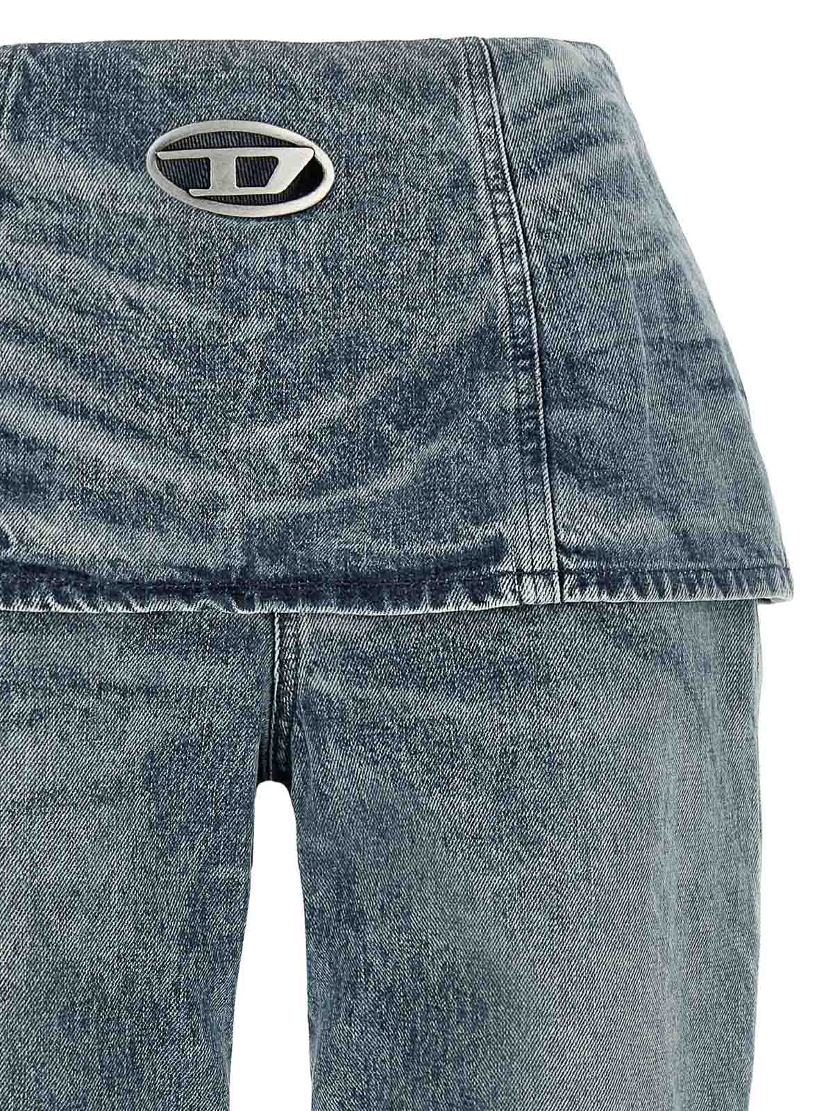Diesel D-hourjian-fsh1 Jeans In Blue