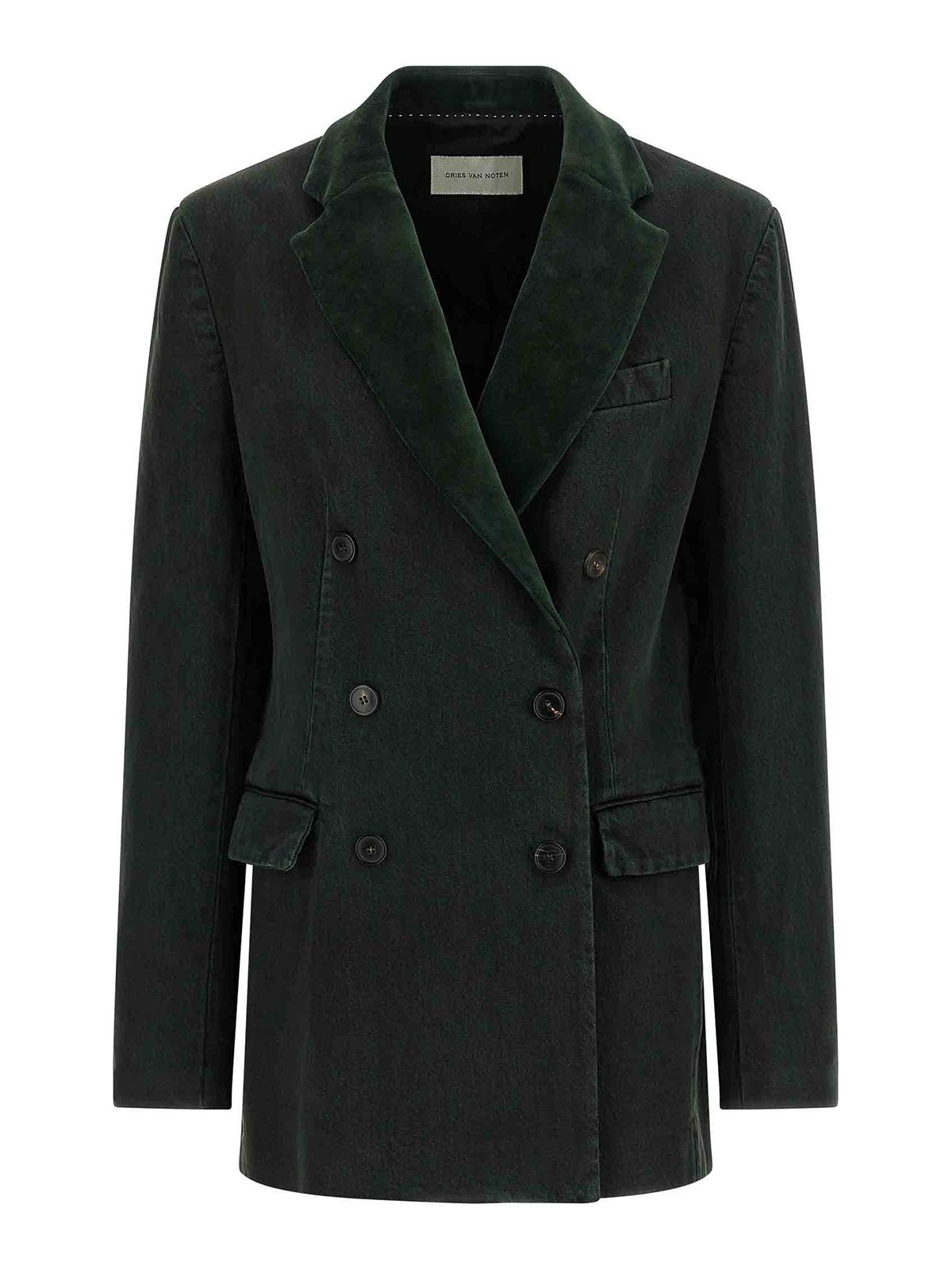 Dries Van Noten Befya Blazer In Green