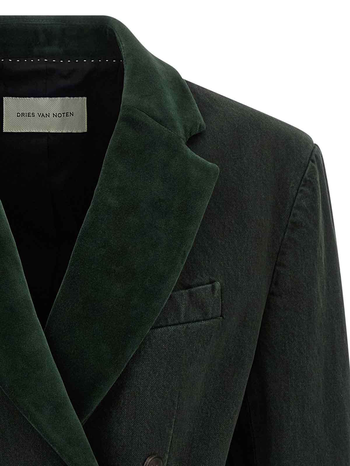 Dries Van Noten Befya Blazer Befya Double-breasted Blazer In Black