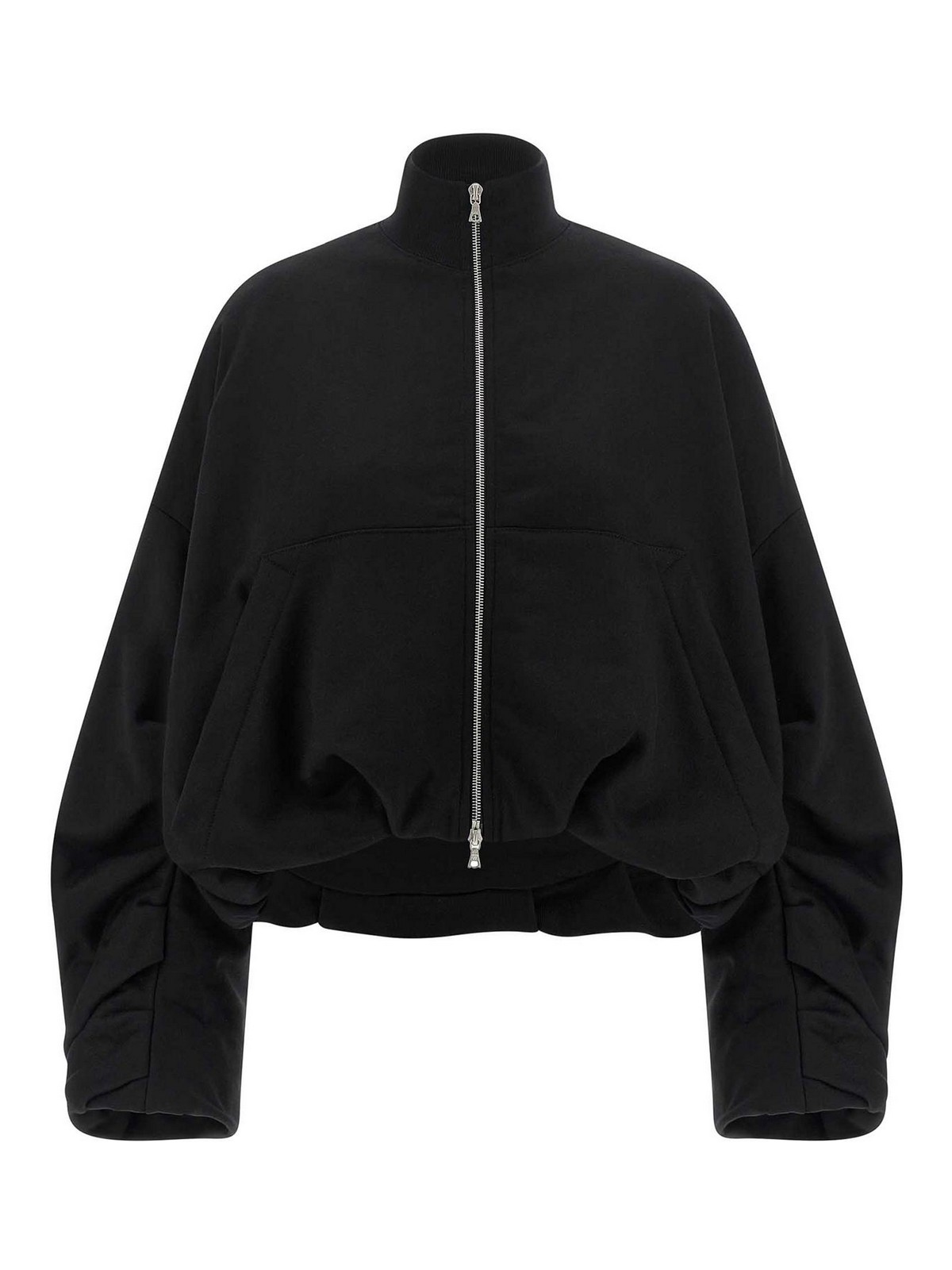 Dries Van Noten Women Haqua Cotton Bomber Jacket In Black