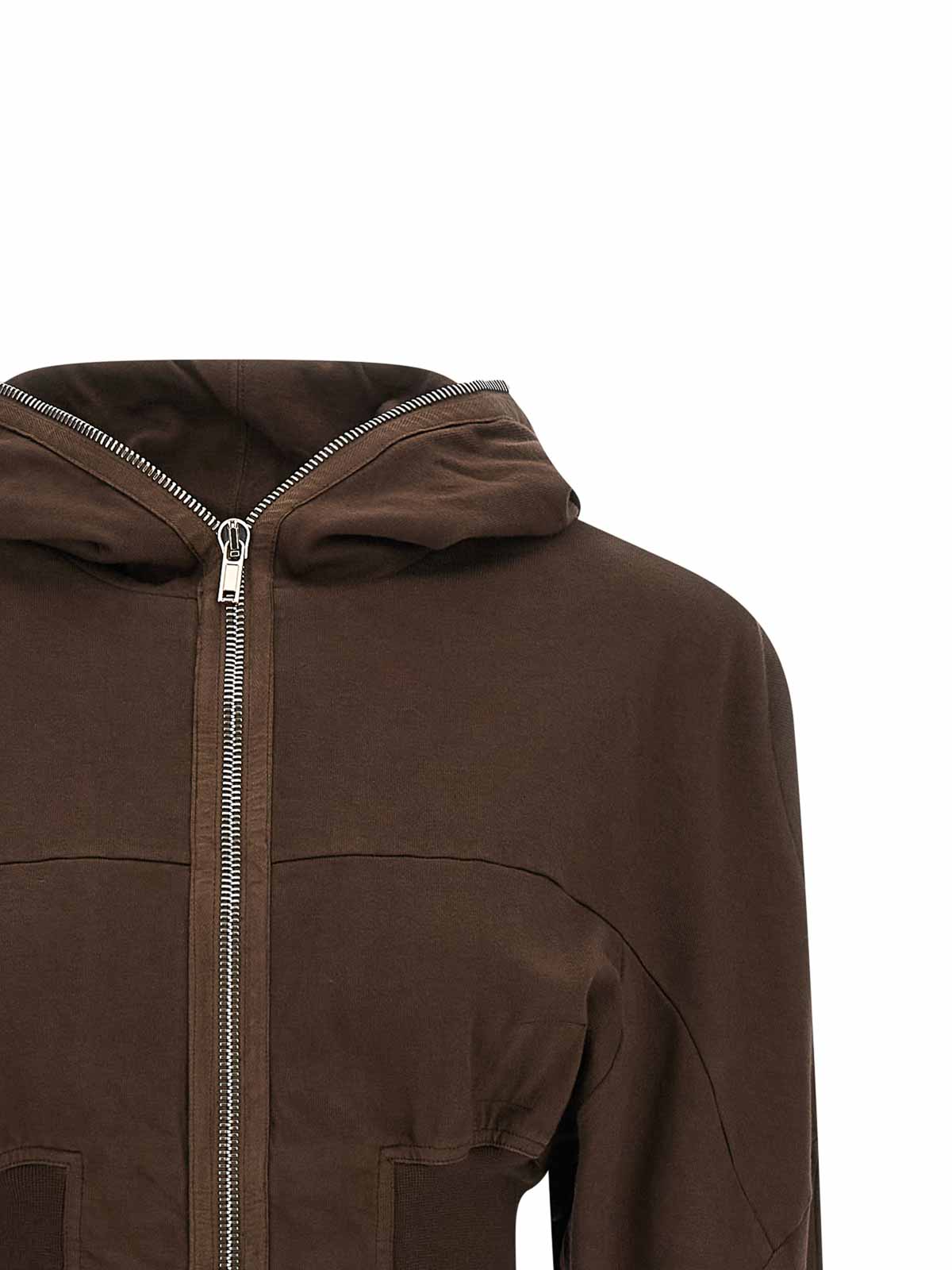 Drkshdw Collage Gimp Hoodie In Brown