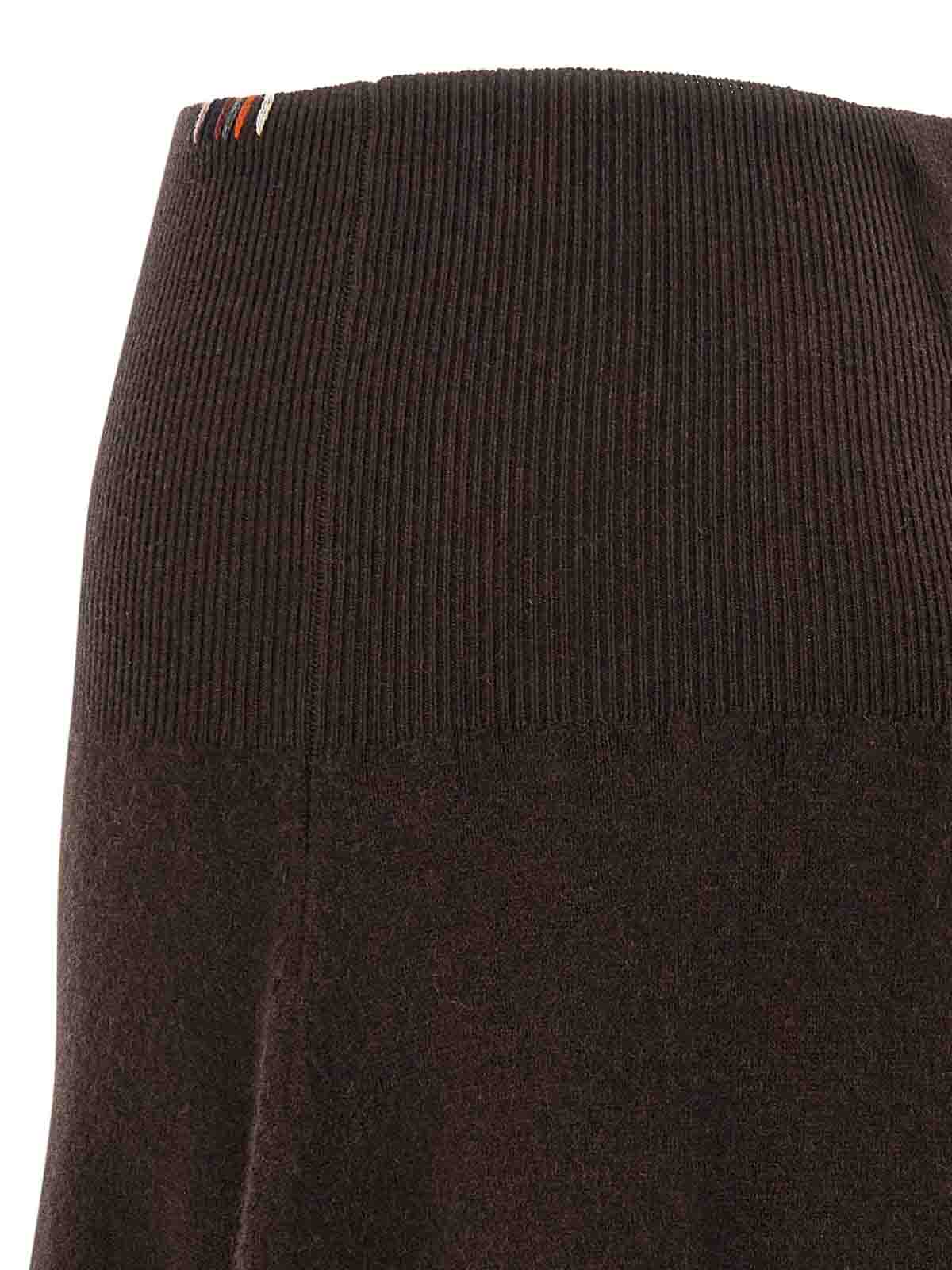 Extreme Cashmere N388 Ease Skirt In Brown