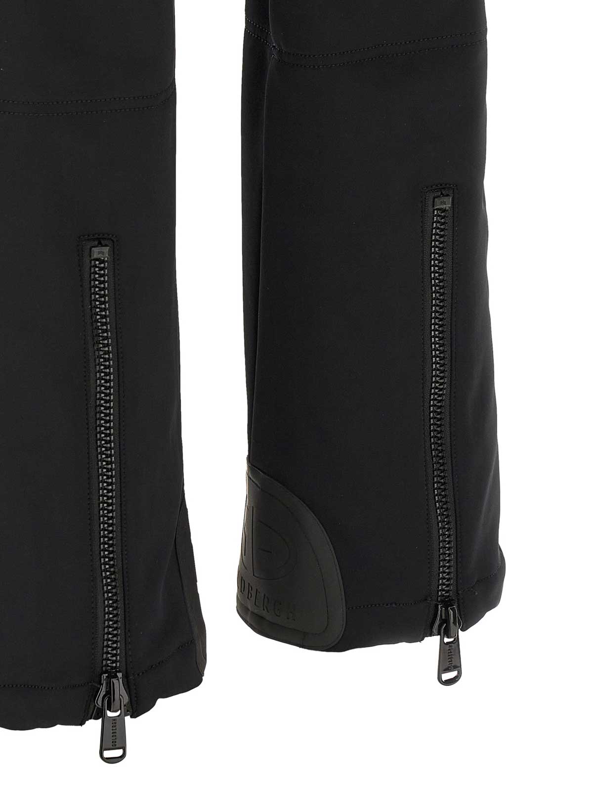 Goldbergh Womens Phoebe Softshell Ski Trousers 9000 Black In Black