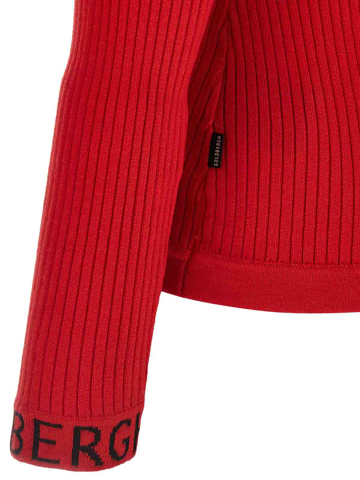 Goldbergh Mira Turtleneck Sweater In Red