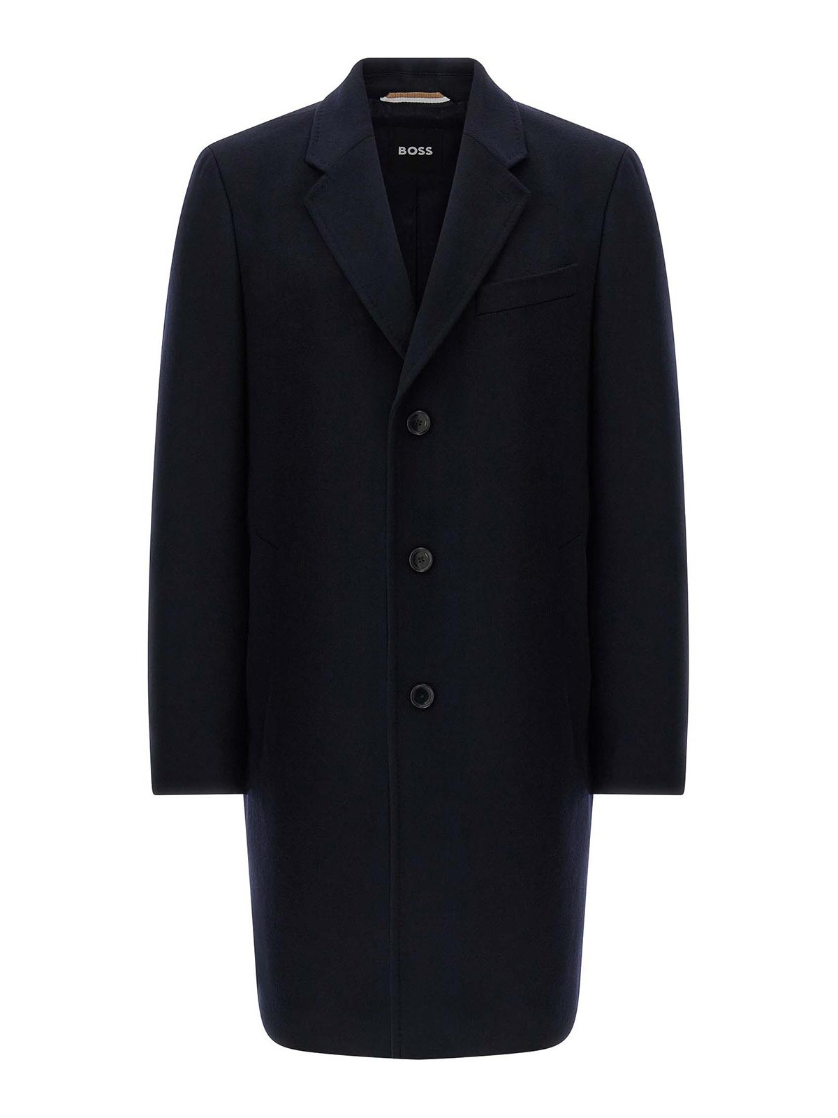 Hugo Boss Coat In Blue