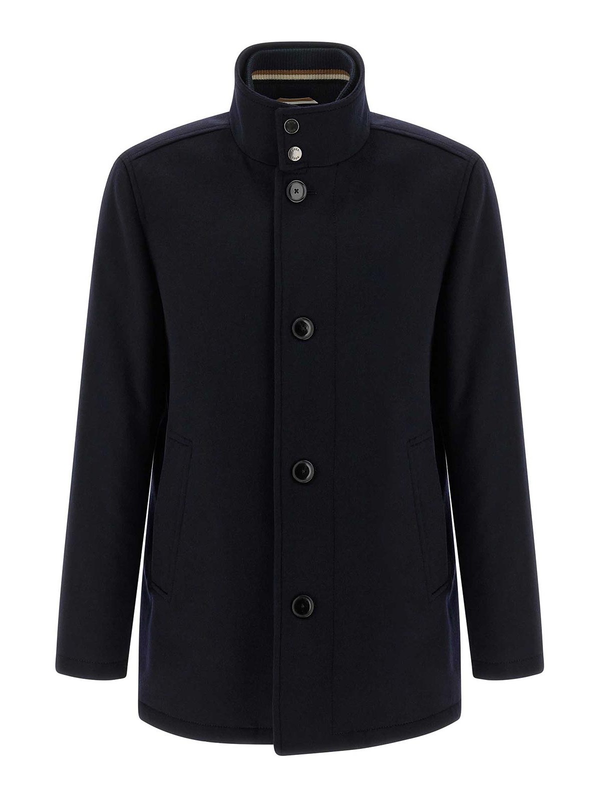 Hugo Boss H-coxtan-234 Coat In Blue