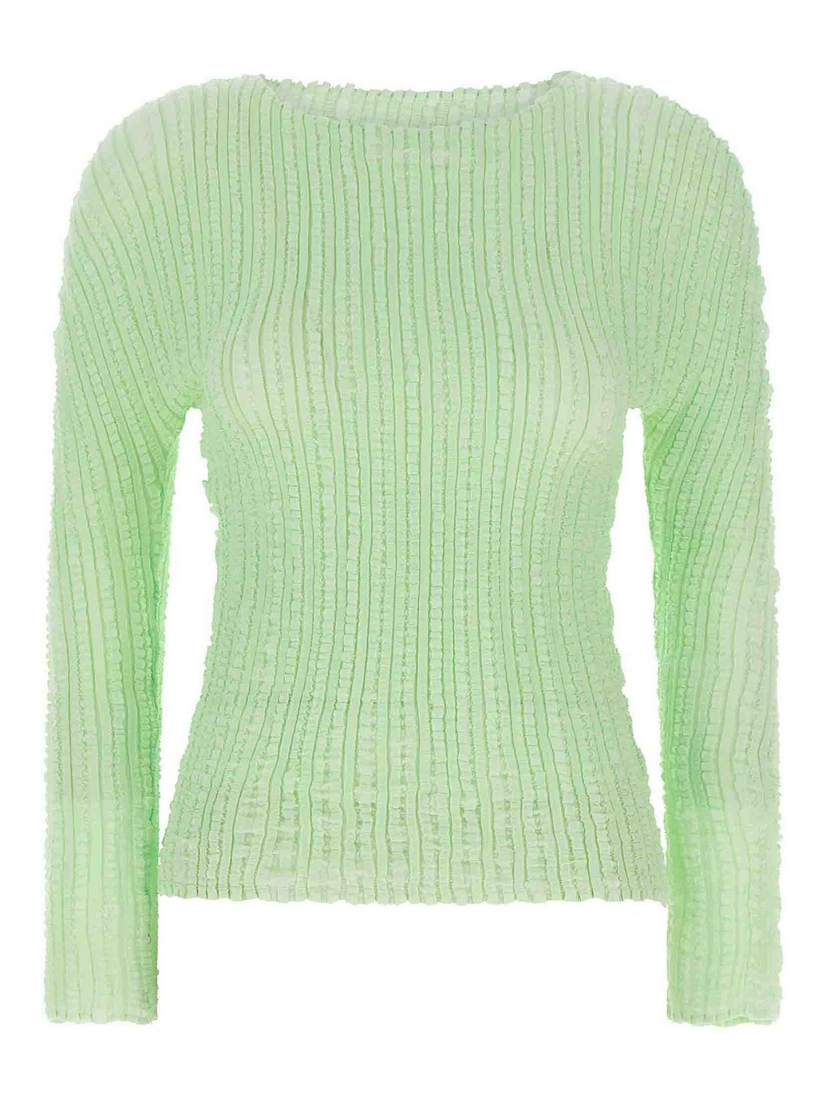 Issey Miyake Jellyfish Pleats Sweater In Animal Print