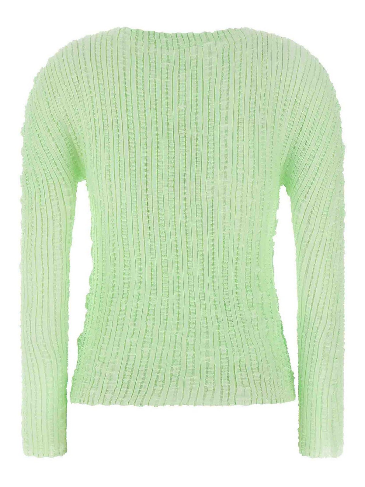 Issey Miyake Jellyfish Pleats Sweater In Animal Print