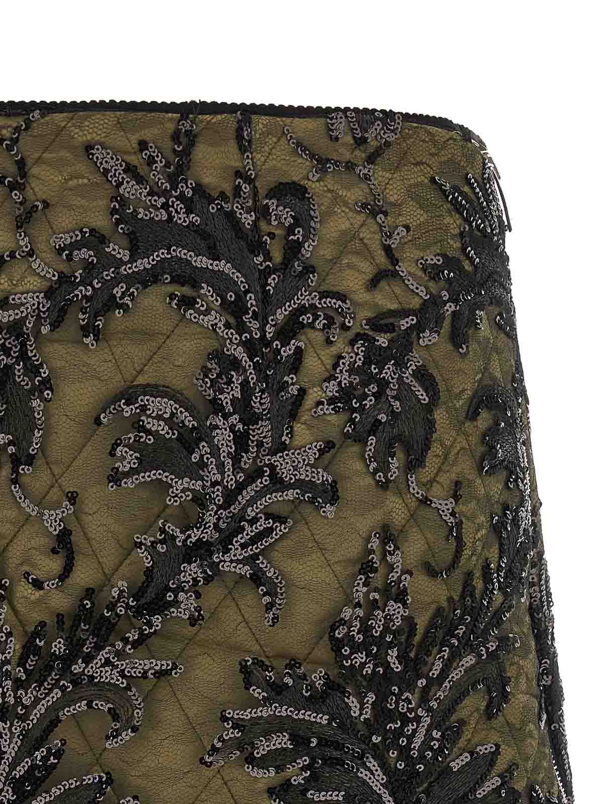 Le Twins Green Giulia Skirt In Green